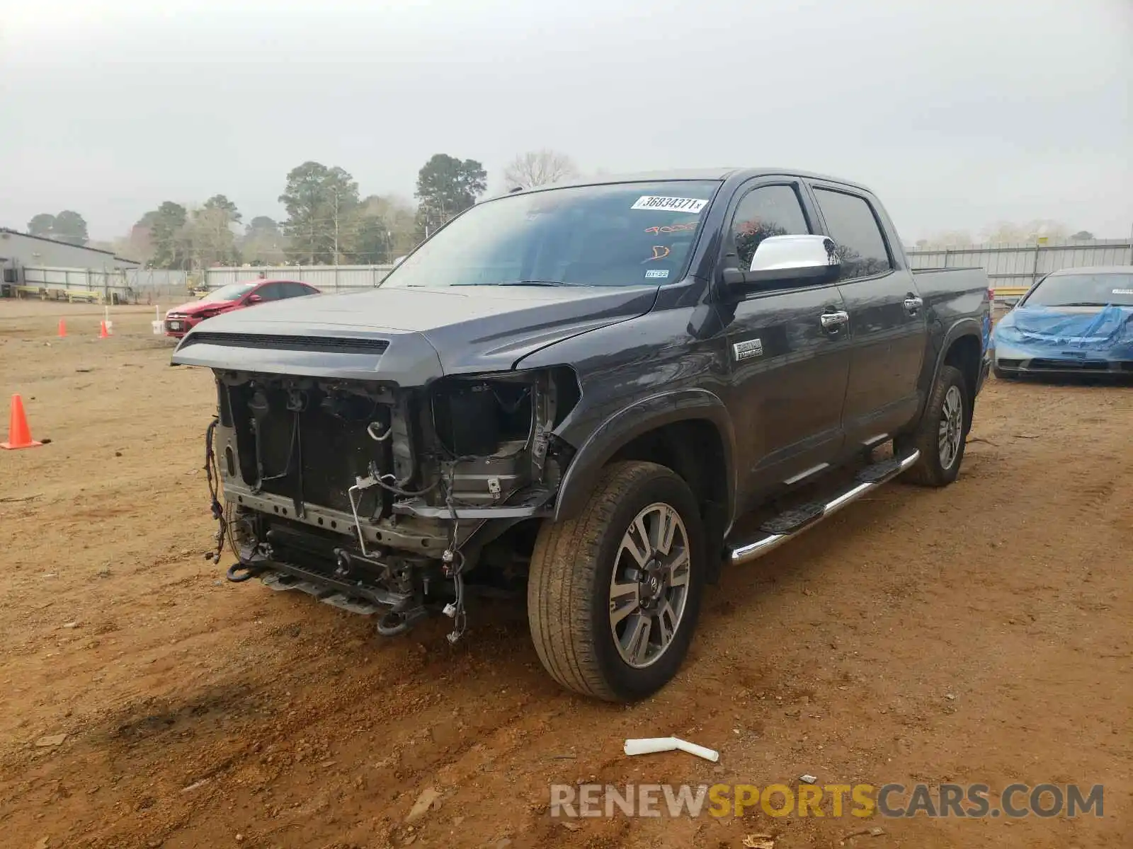 2 Photograph of a damaged car 5TFAY5F11KX789005 TOYOTA TUNDRA 2019