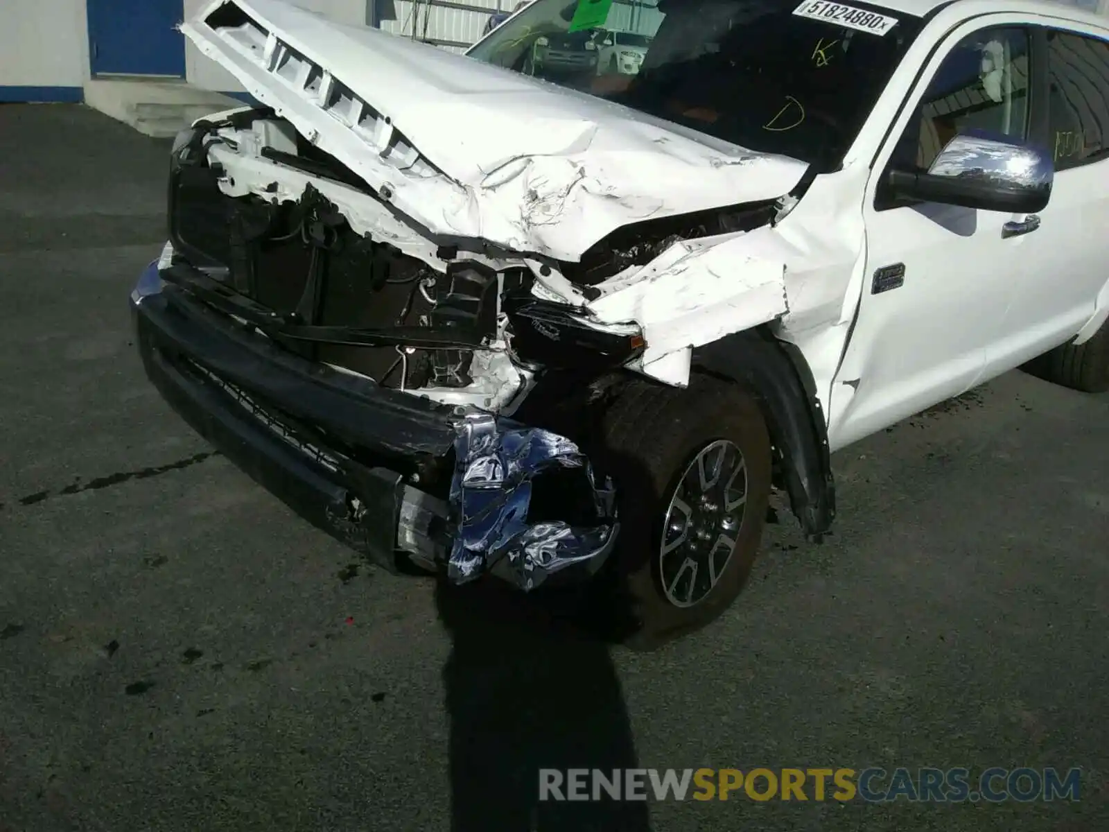 9 Photograph of a damaged car 5TFAY5F11KX823492 TOYOTA TUNDRA 2019