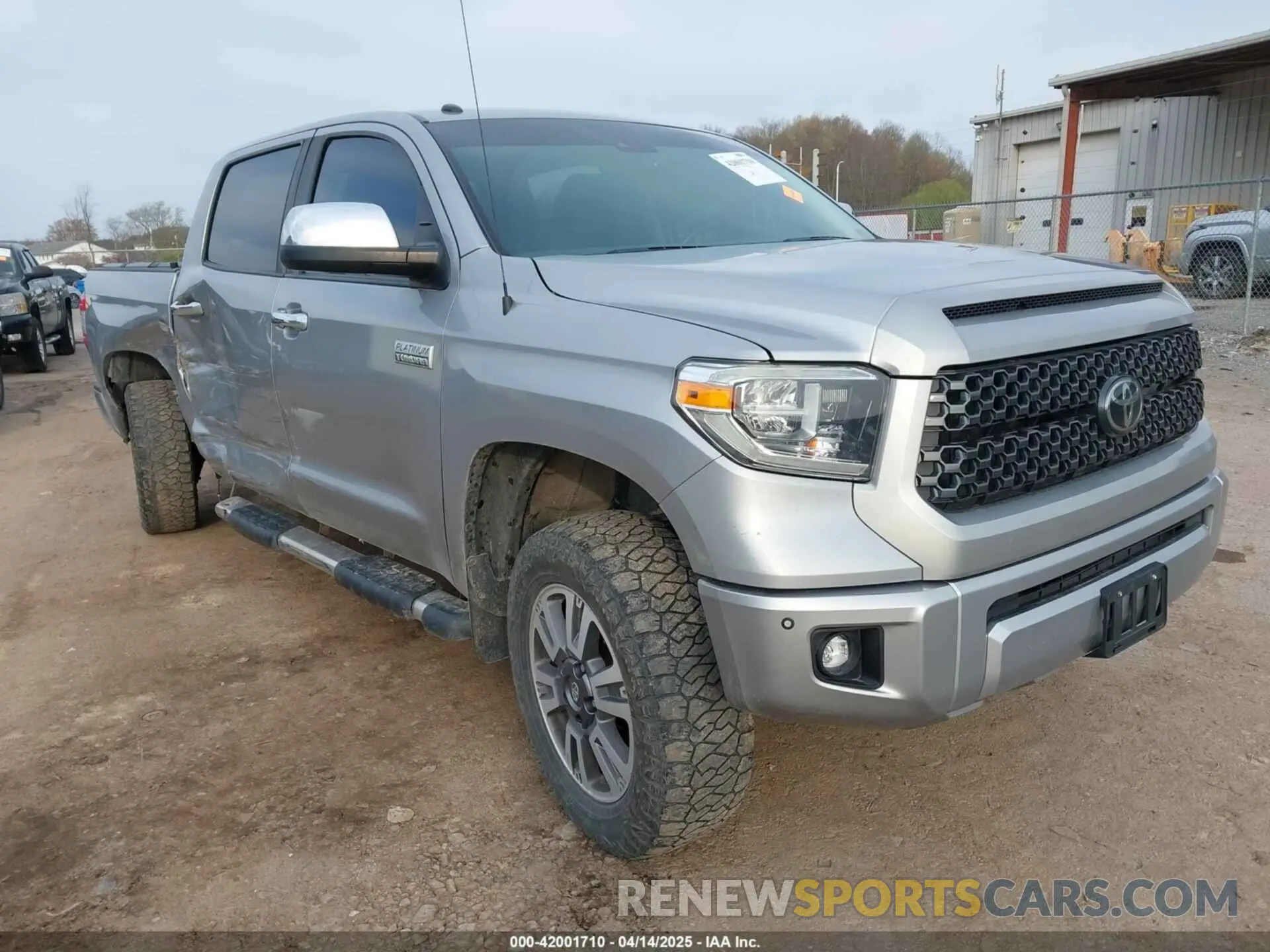 1 Photograph of a damaged car 5TFAY5F11KX848702 TOYOTA TUNDRA 2019