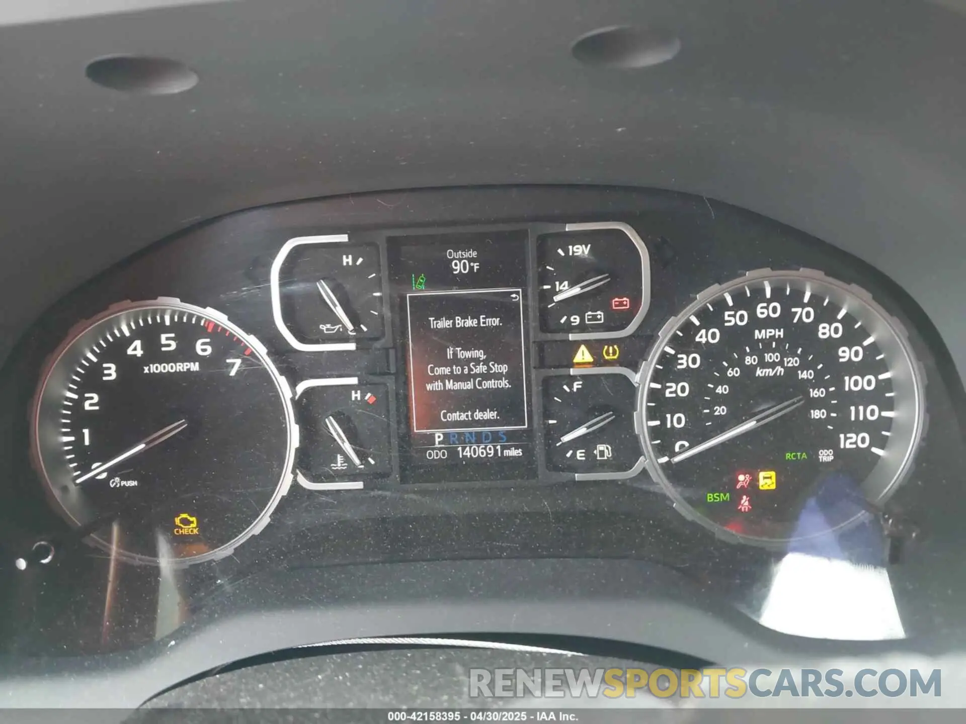7 Photograph of a damaged car 5TFAY5F11KX854581 TOYOTA TUNDRA 2019