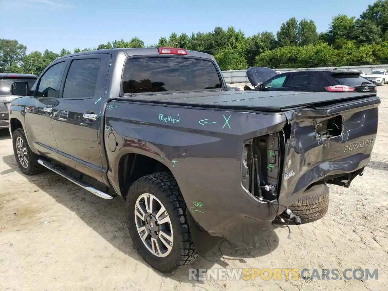 3 Photograph of a damaged car 5TFAY5F13KX794948 TOYOTA TUNDRA 2019