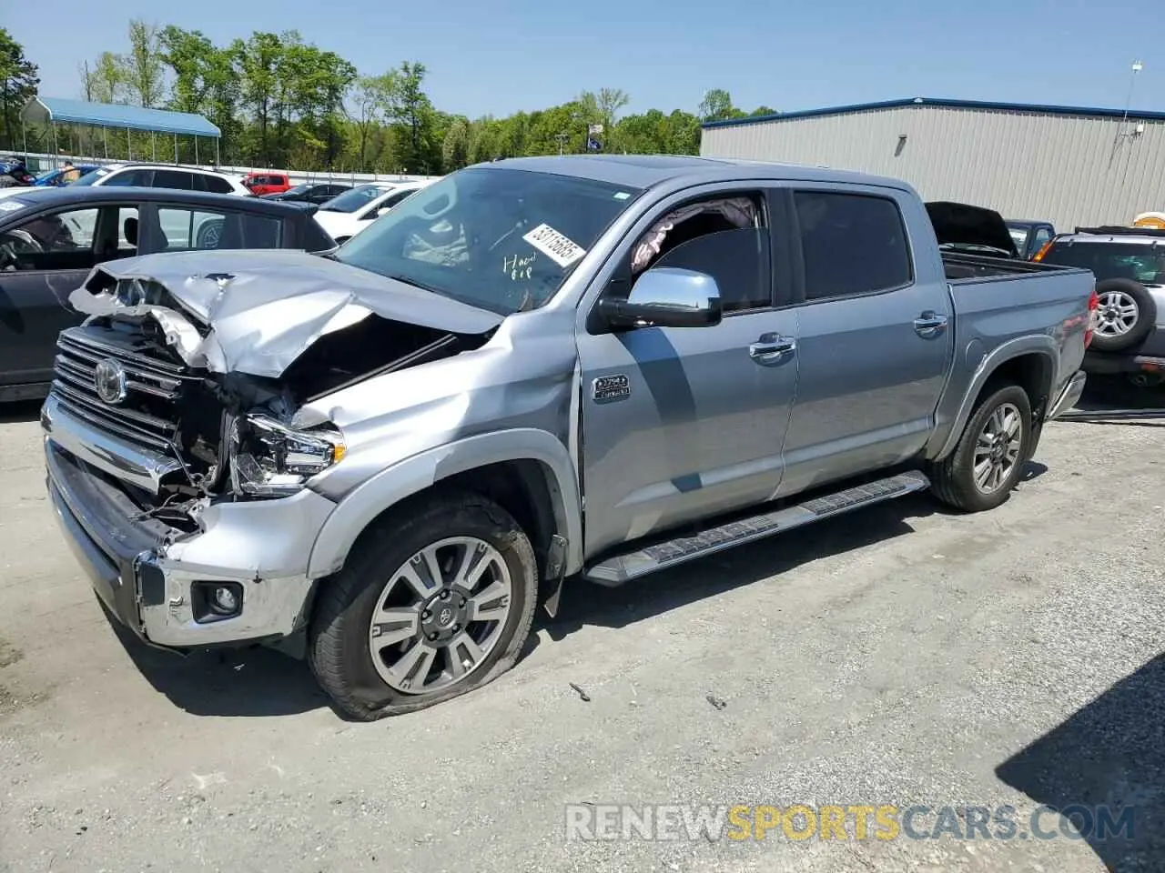 1 Photograph of a damaged car 5TFAY5F13KX833165 TOYOTA TUNDRA 2019