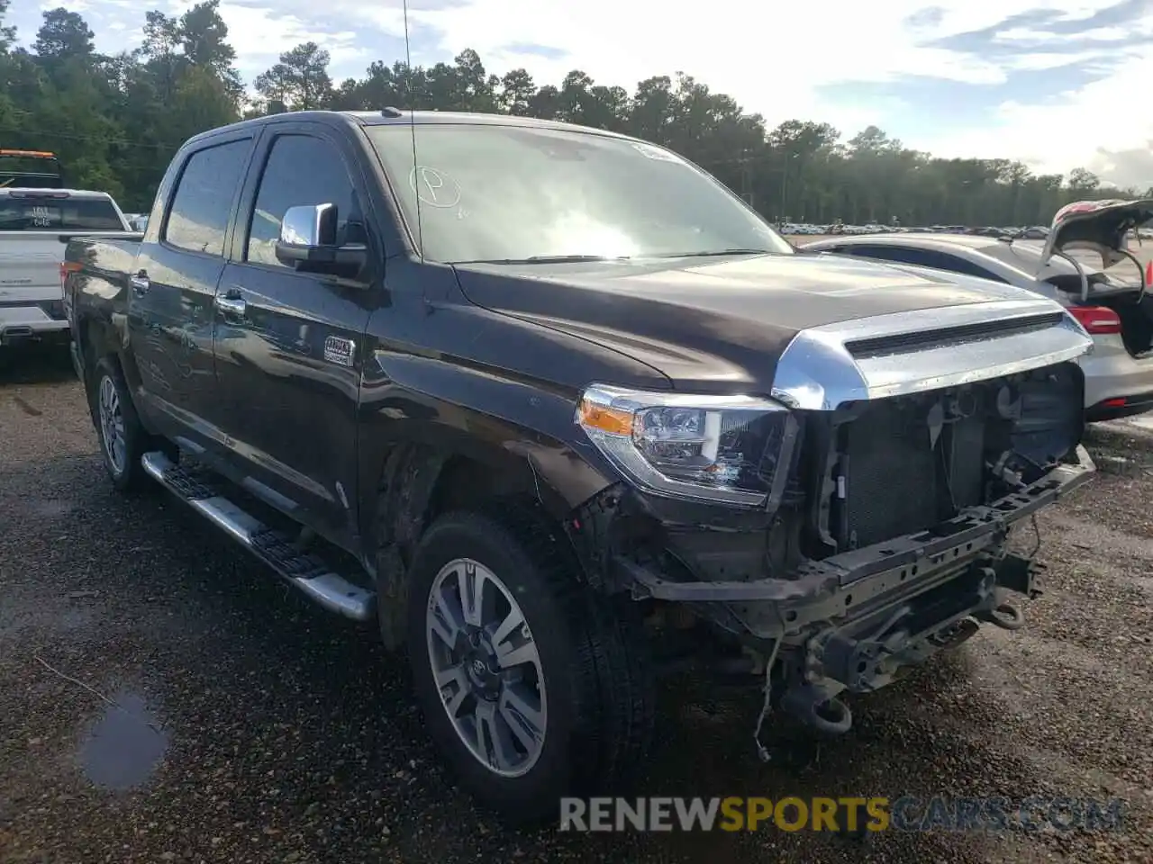 1 Photograph of a damaged car 5TFAY5F13KX838799 TOYOTA TUNDRA 2019