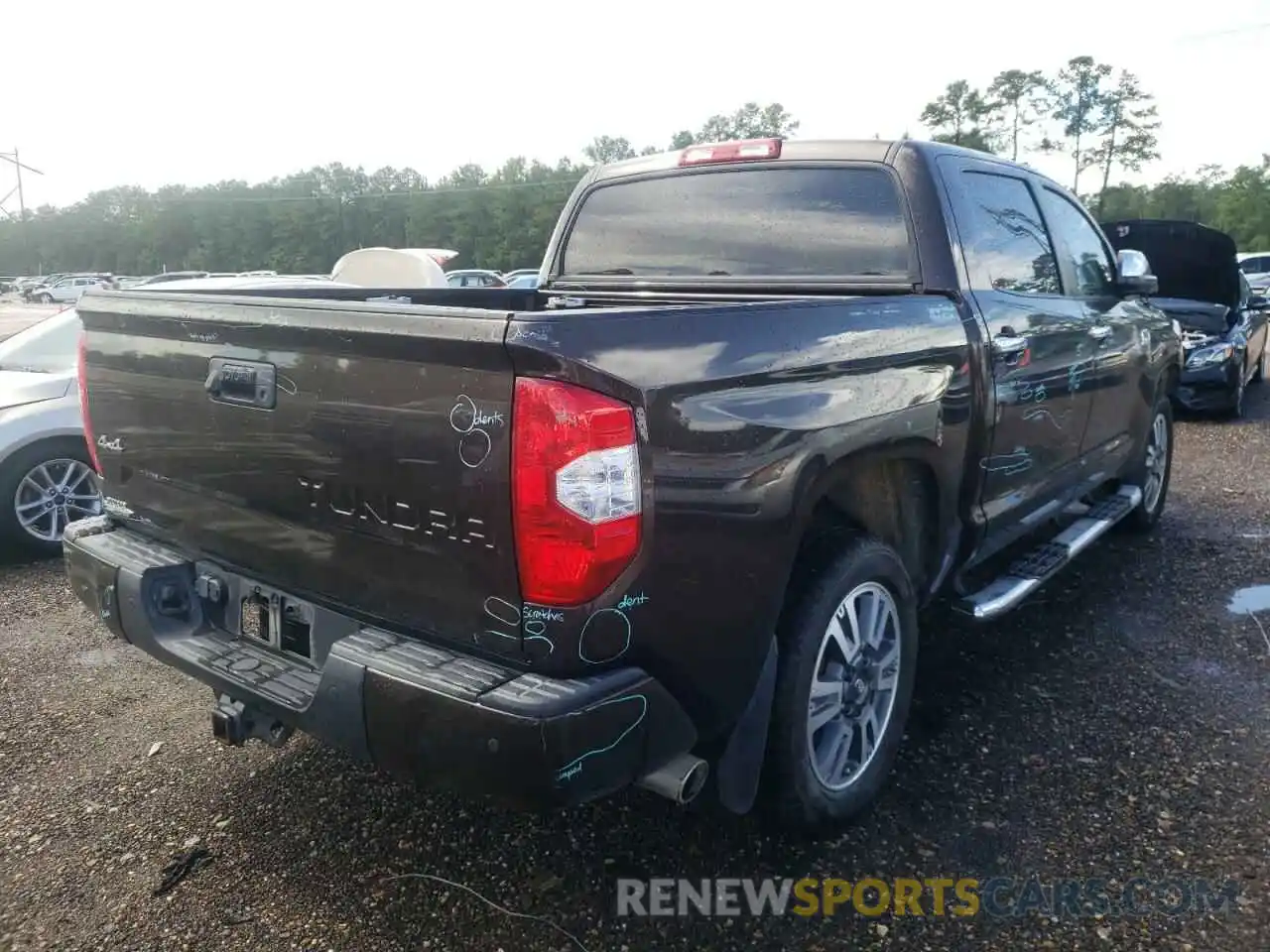 4 Photograph of a damaged car 5TFAY5F13KX838799 TOYOTA TUNDRA 2019