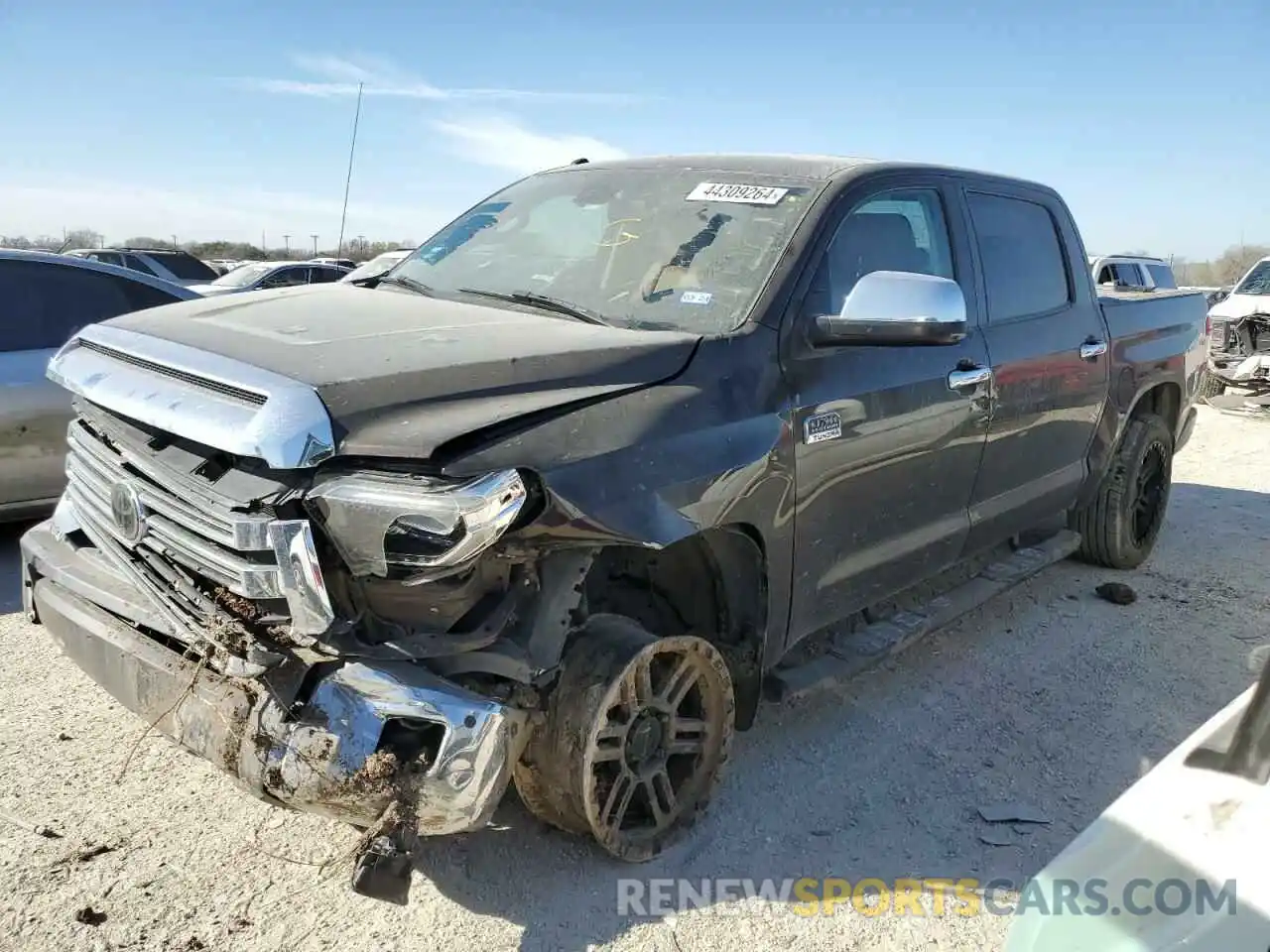 1 Photograph of a damaged car 5TFAY5F13KX863881 TOYOTA TUNDRA 2019