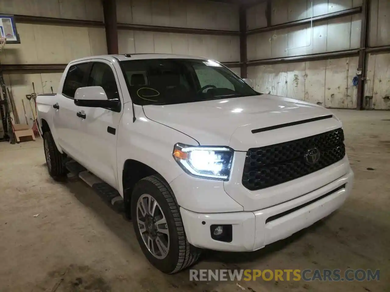 1 Photograph of a damaged car 5TFAY5F13KX864755 TOYOTA TUNDRA 2019