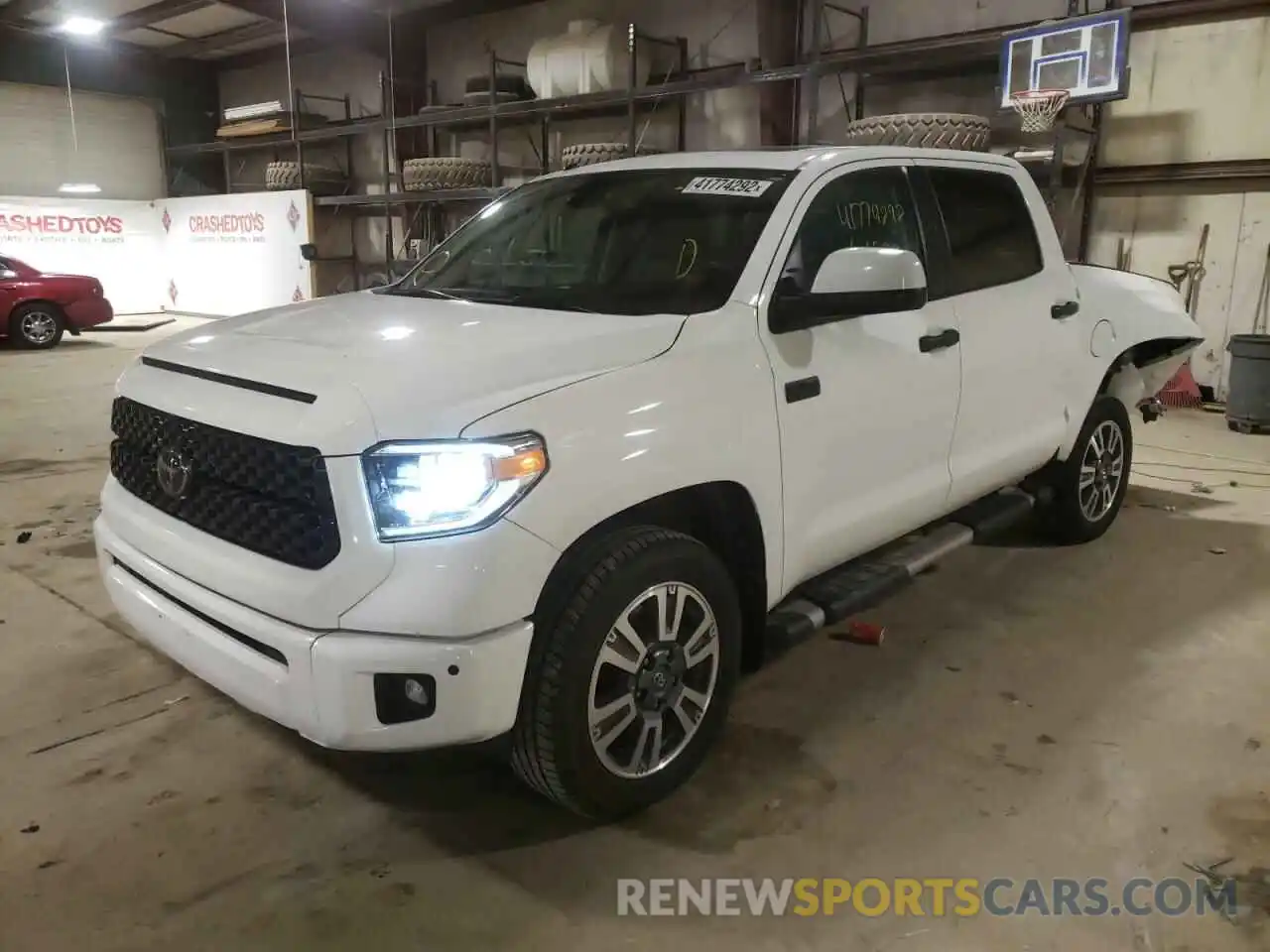 2 Photograph of a damaged car 5TFAY5F13KX864755 TOYOTA TUNDRA 2019