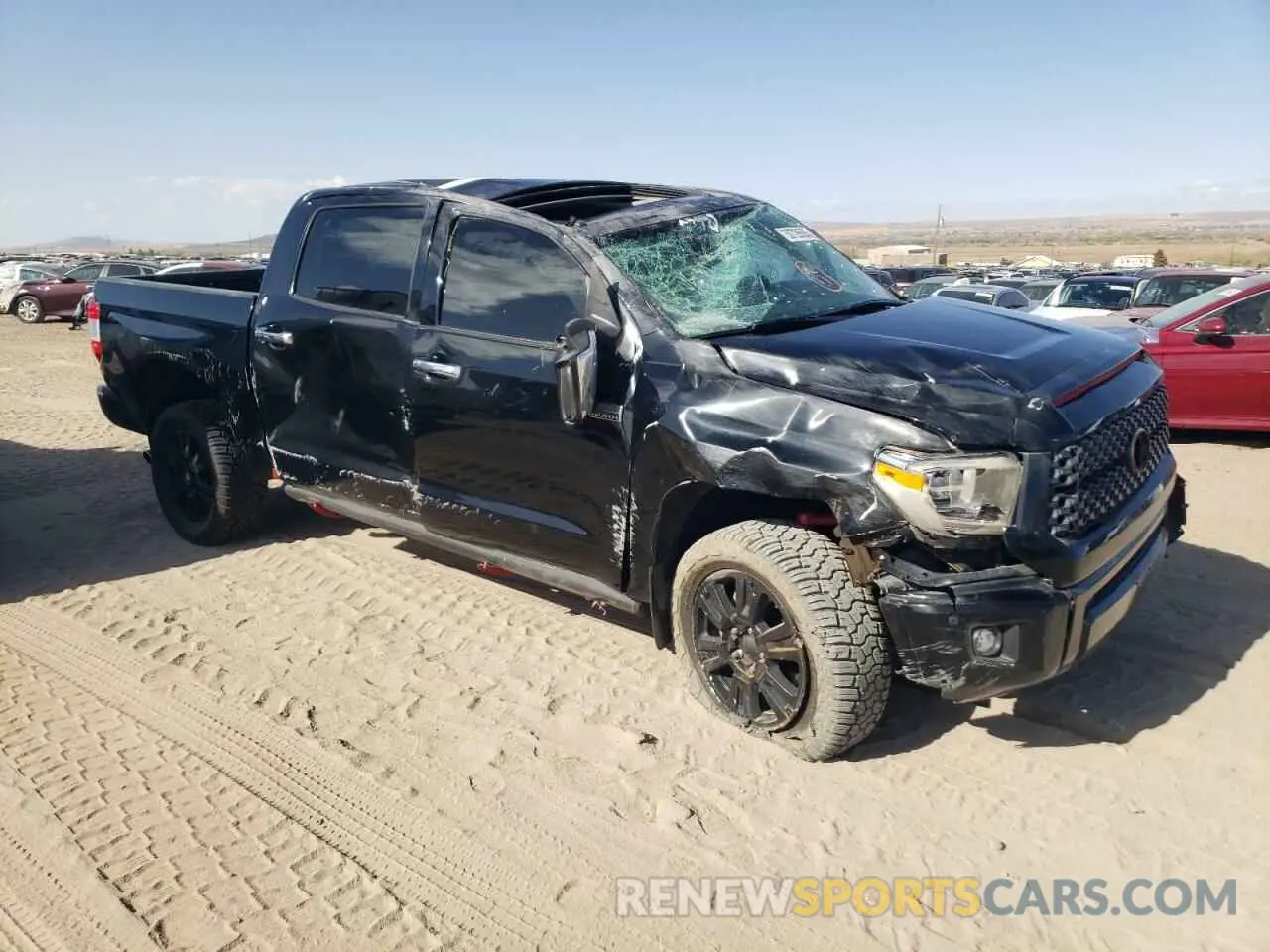 4 Photograph of a damaged car 5TFAY5F14KX780797 TOYOTA TUNDRA 2019
