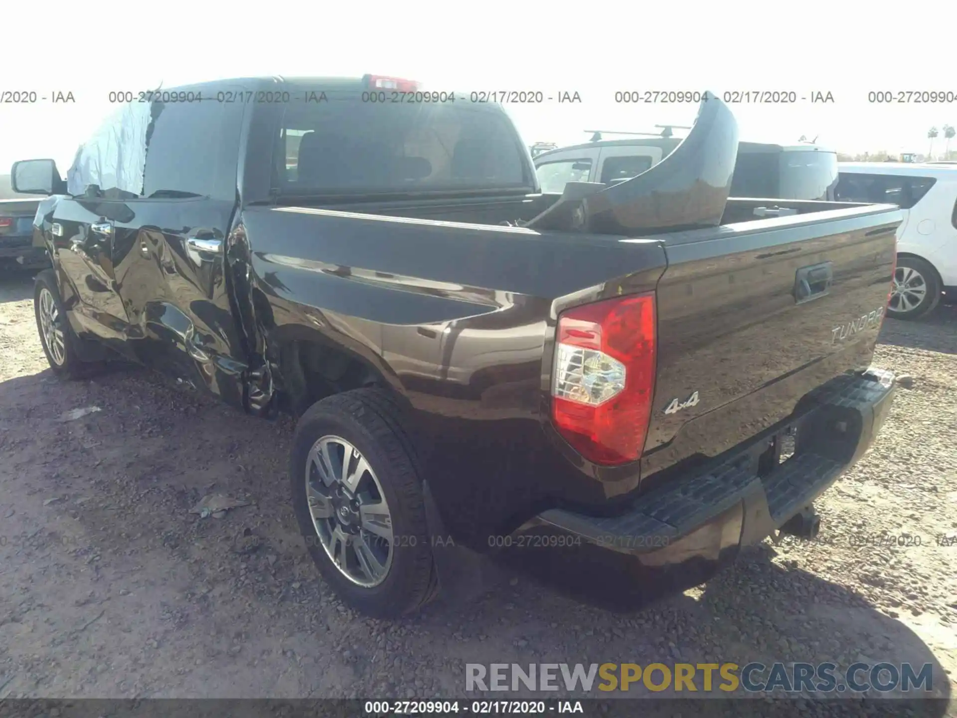 3 Photograph of a damaged car 5TFAY5F14KX800563 TOYOTA TUNDRA 2019