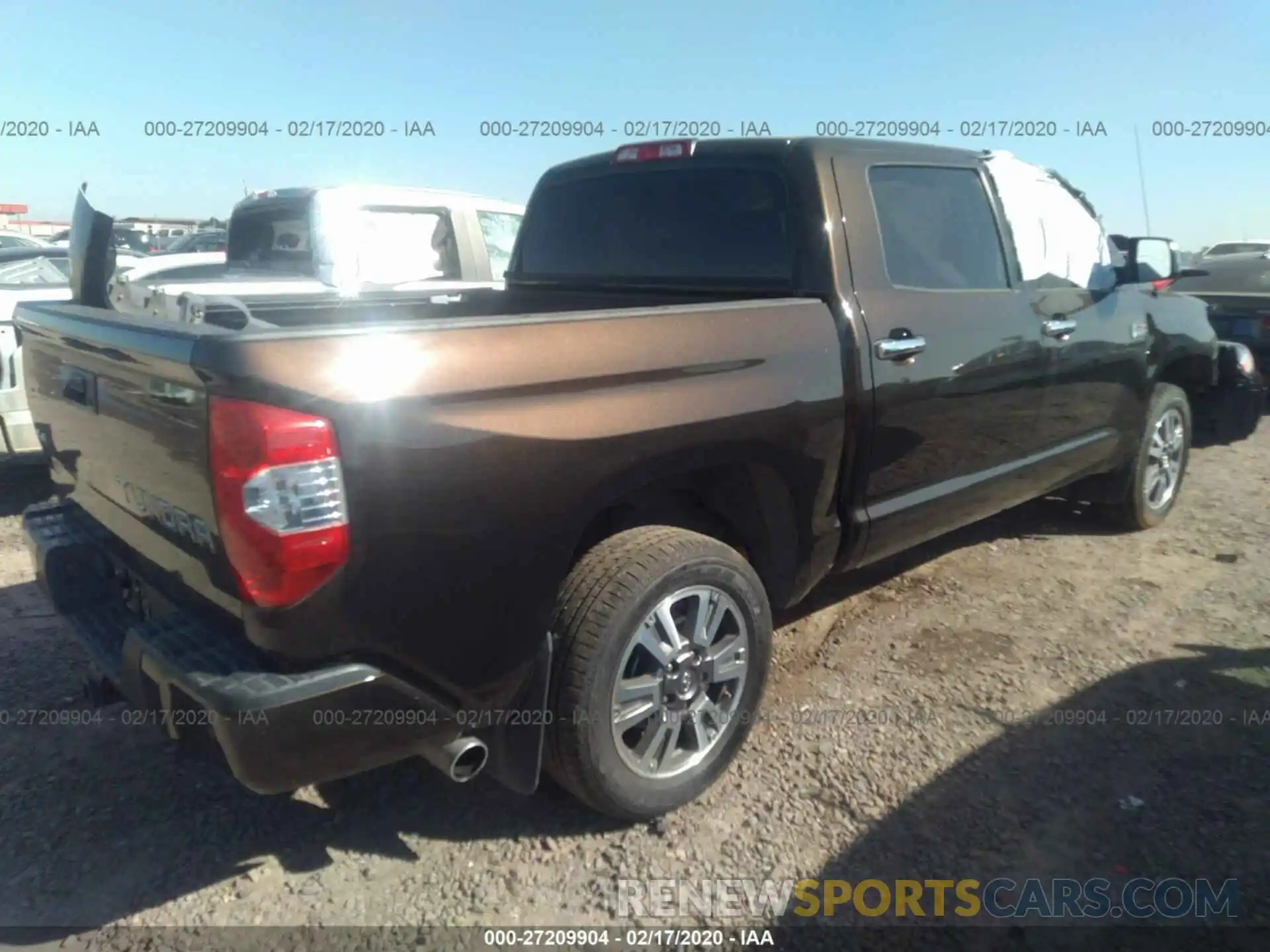 4 Photograph of a damaged car 5TFAY5F14KX800563 TOYOTA TUNDRA 2019