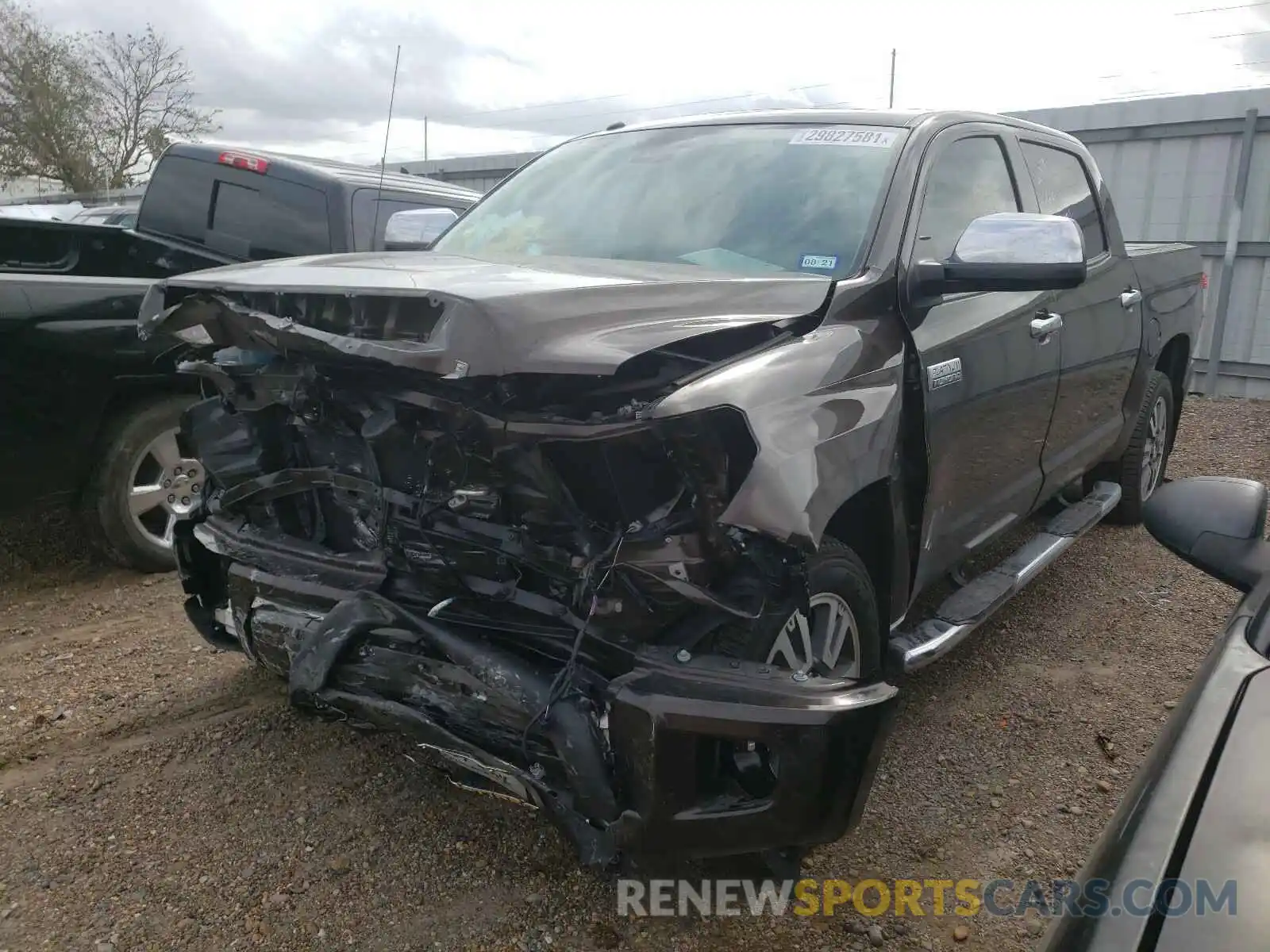 2 Photograph of a damaged car 5TFAY5F14KX855191 TOYOTA TUNDRA 2019