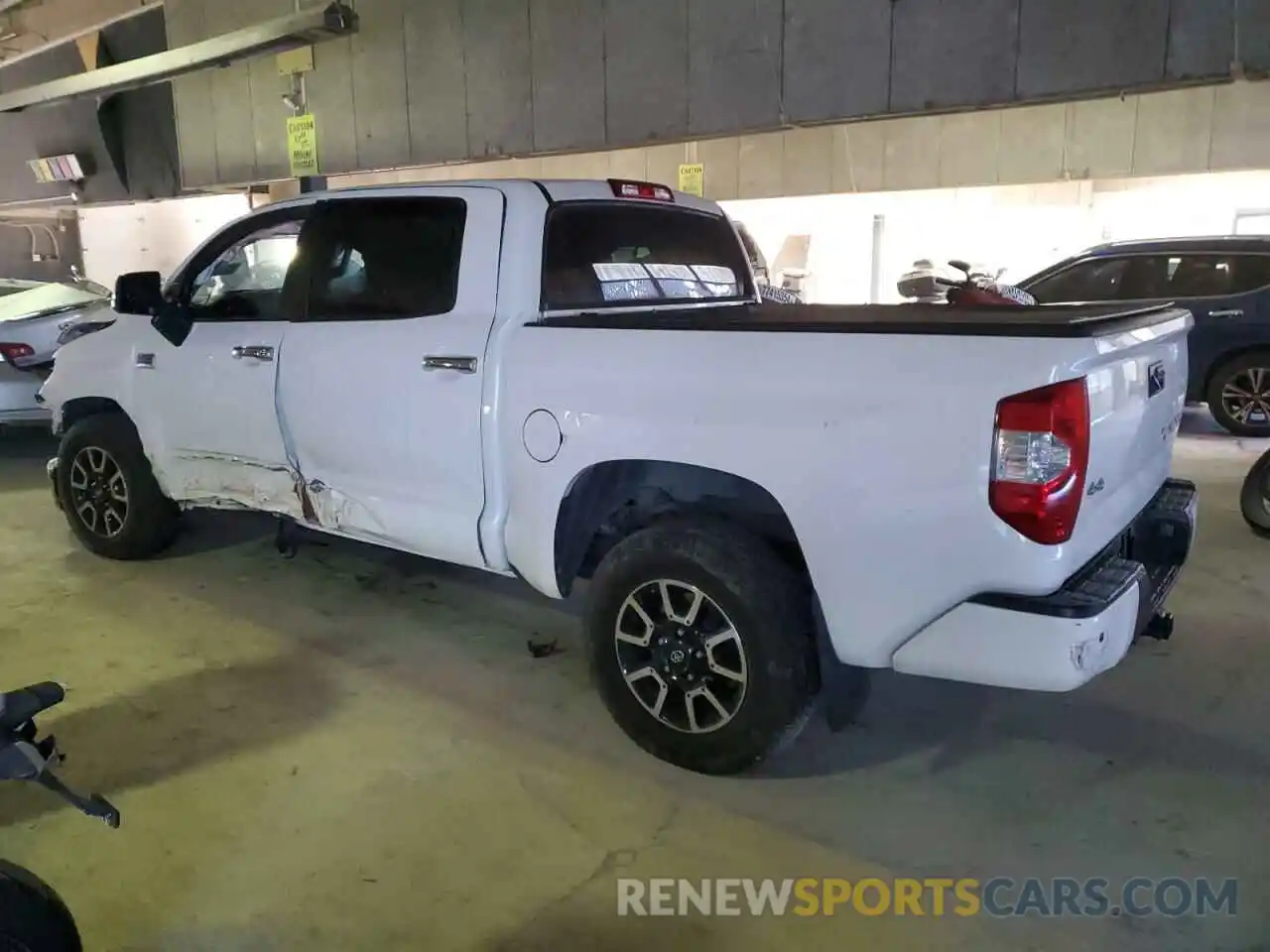 2 Photograph of a damaged car 5TFAY5F15KX798239 TOYOTA TUNDRA 2019