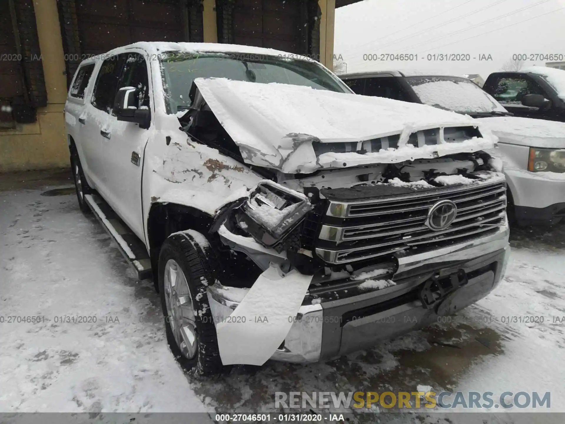 6 Photograph of a damaged car 5TFAY5F15KX850274 TOYOTA TUNDRA 2019