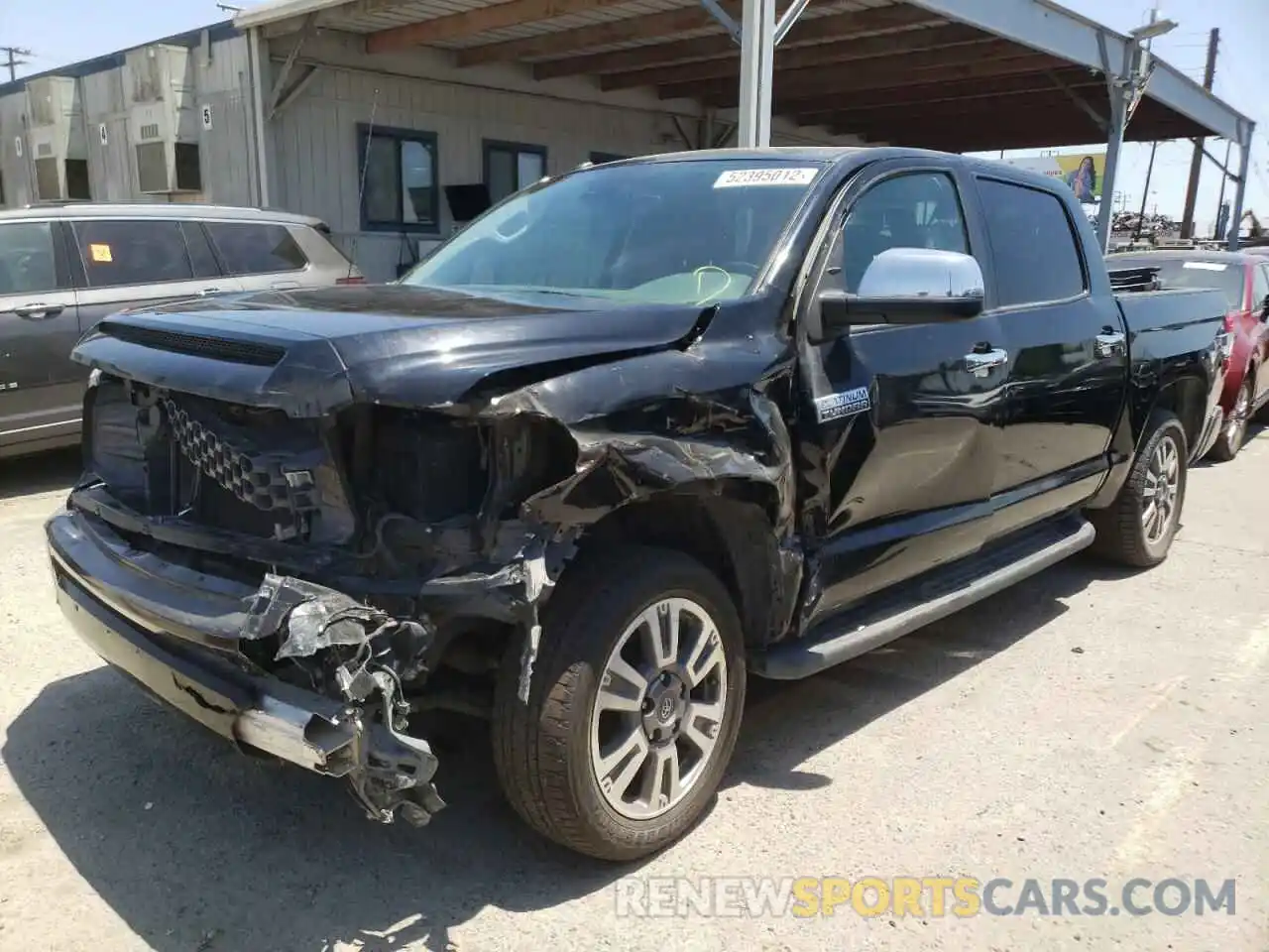 2 Photograph of a damaged car 5TFAY5F15KX863333 TOYOTA TUNDRA 2019