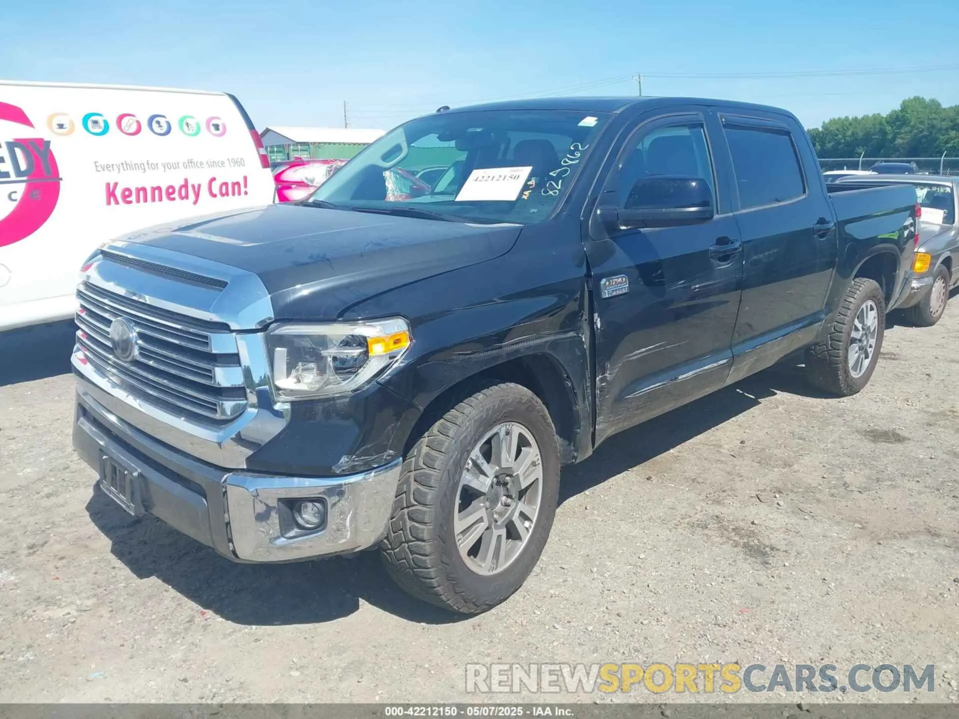 2 Photograph of a damaged car 5TFAY5F17KX825862 TOYOTA TUNDRA 2019