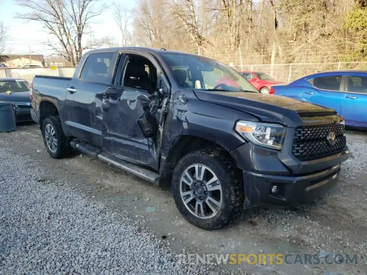 4 Photograph of a damaged car 5TFAY5F17KX828549 TOYOTA TUNDRA 2019