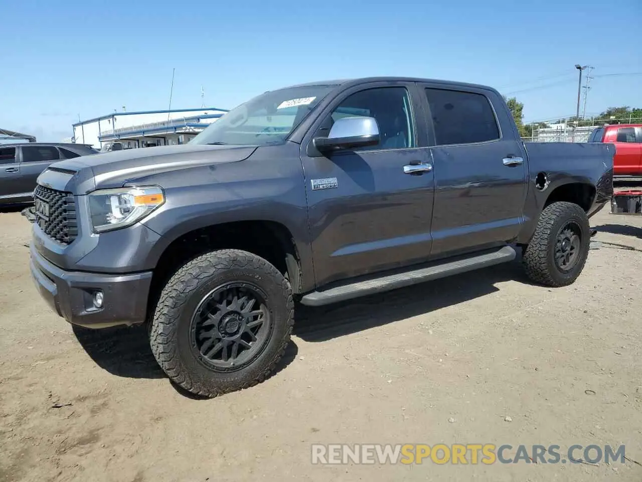 1 Photograph of a damaged car 5TFAY5F17KX853435 TOYOTA TUNDRA 2019