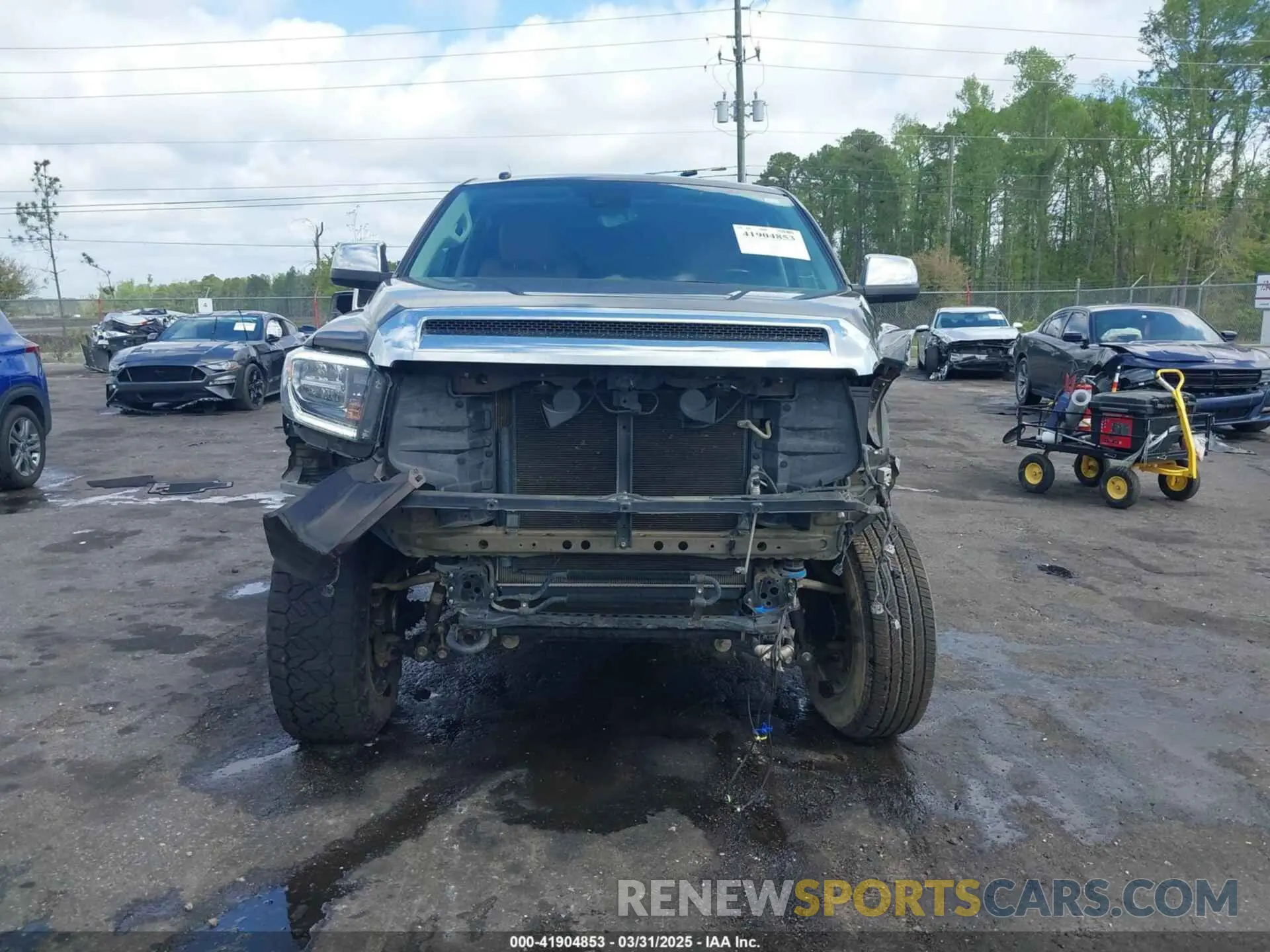 12 Photograph of a damaged car 5TFAY5F18KX778258 TOYOTA TUNDRA 2019