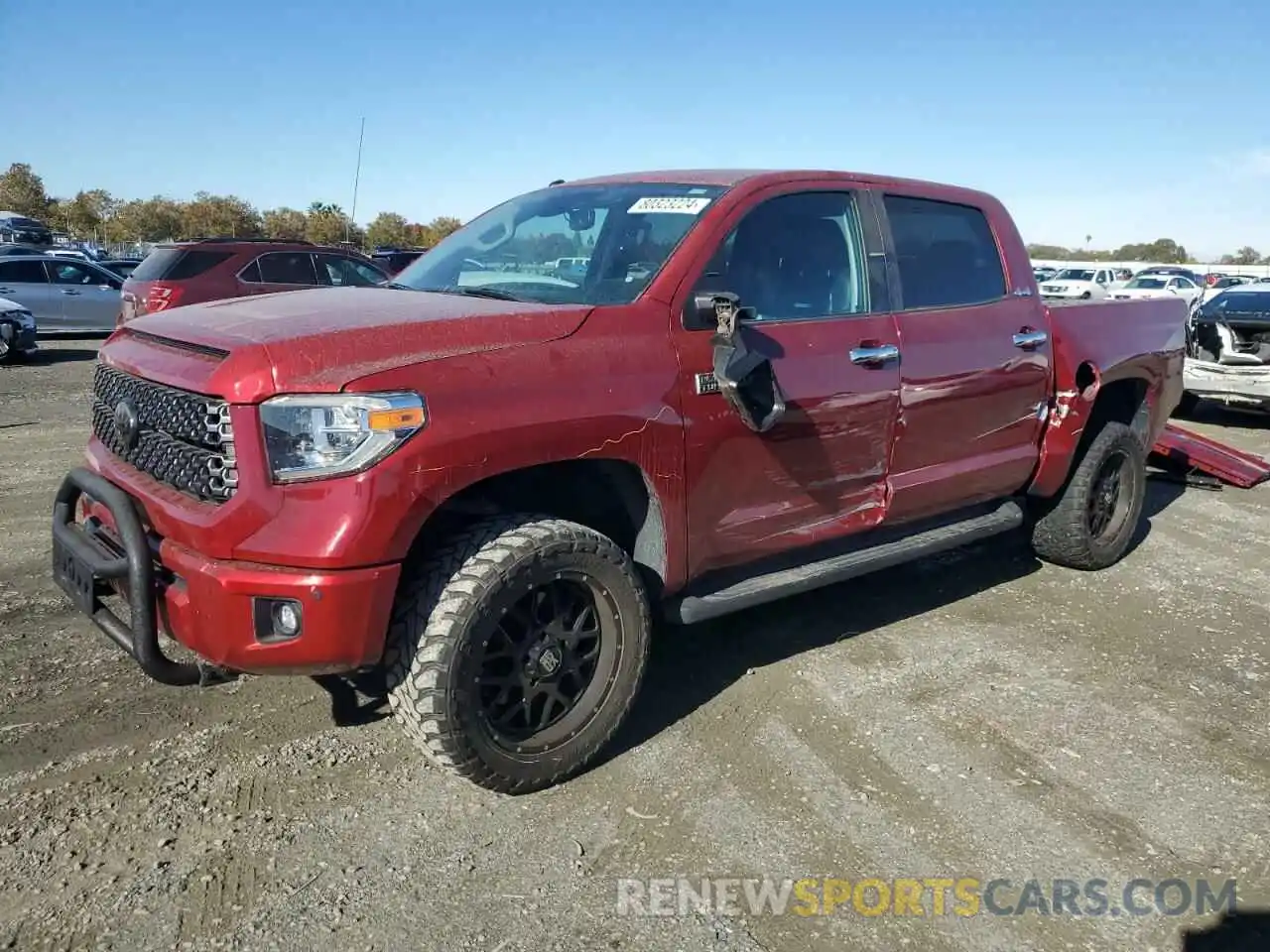 1 Photograph of a damaged car 5TFAY5F18KX810299 TOYOTA TUNDRA 2019