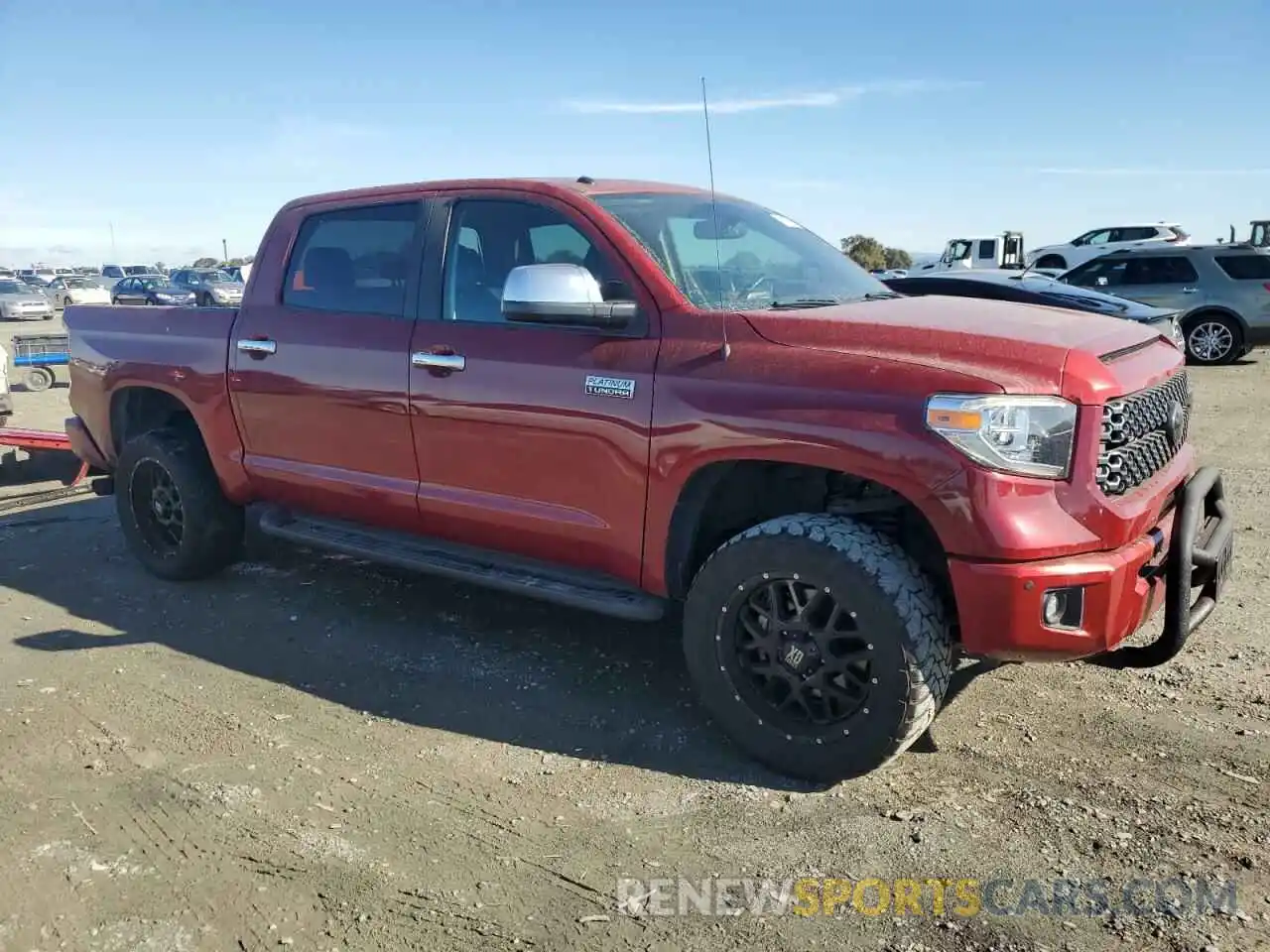 4 Photograph of a damaged car 5TFAY5F18KX810299 TOYOTA TUNDRA 2019