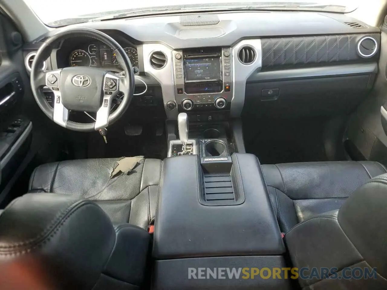 8 Photograph of a damaged car 5TFAY5F18KX823201 TOYOTA TUNDRA 2019