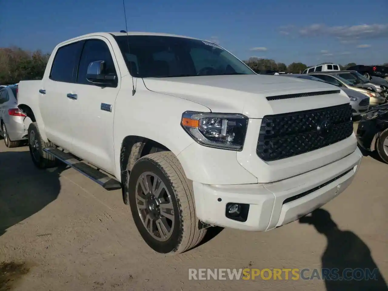 1 Photograph of a damaged car 5TFAY5F18KX830553 TOYOTA TUNDRA 2019