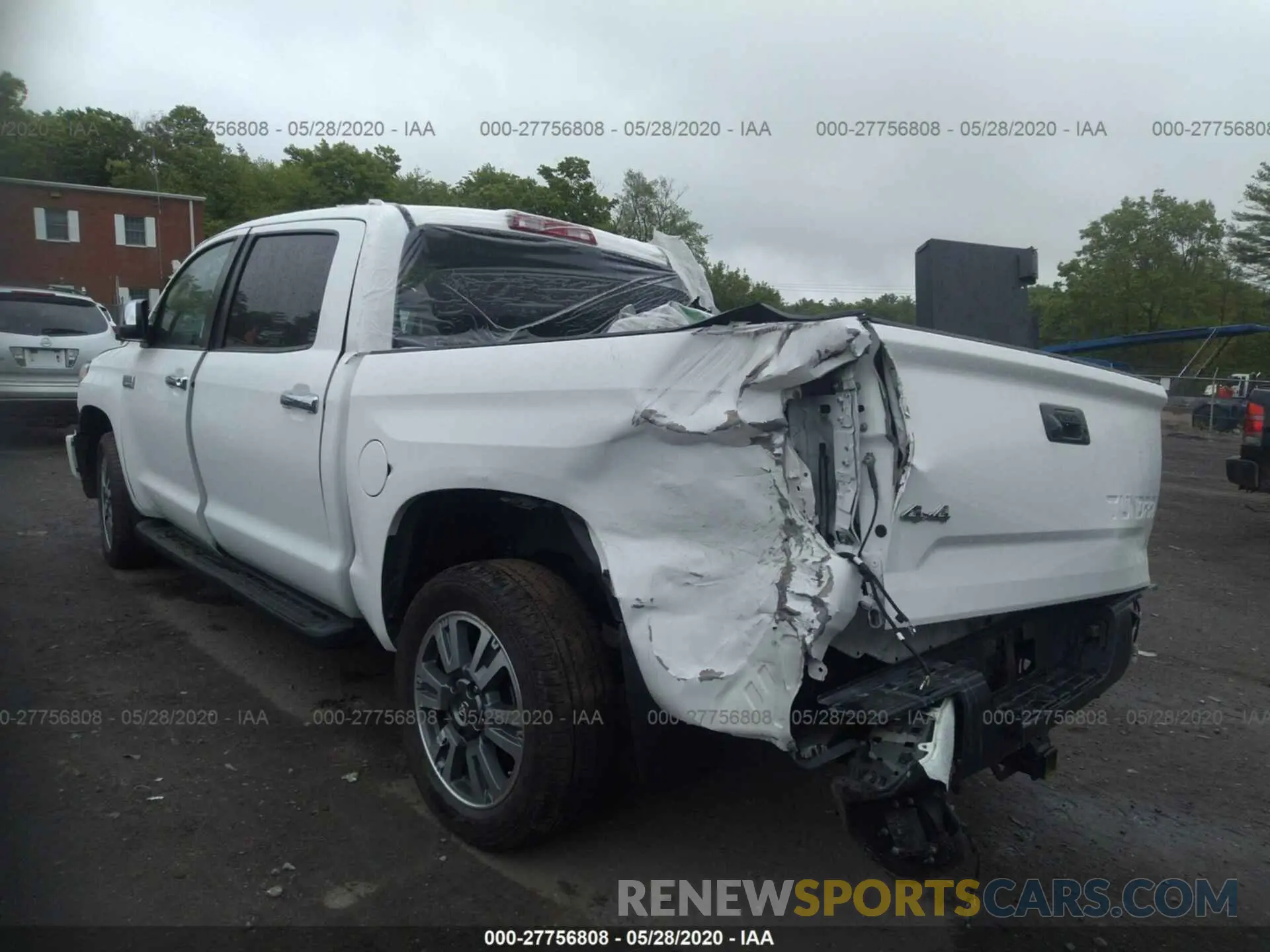 3 Photograph of a damaged car 5TFAY5F19KX826740 TOYOTA TUNDRA 2019