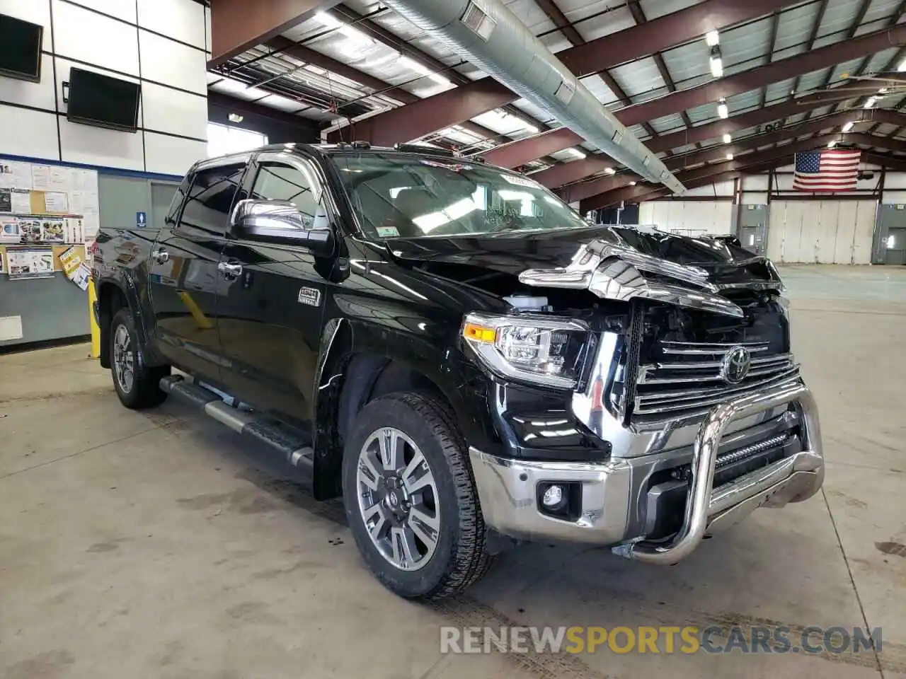 1 Photograph of a damaged car 5TFAY5F1XKX785437 TOYOTA TUNDRA 2019