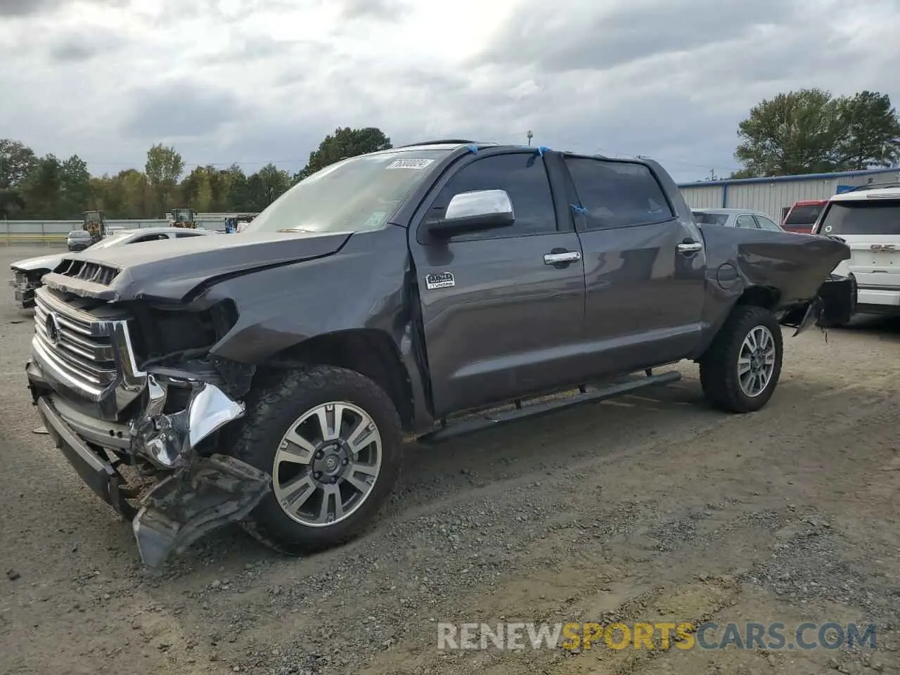 1 Photograph of a damaged car 5TFAY5F1XKX807601 TOYOTA TUNDRA 2019