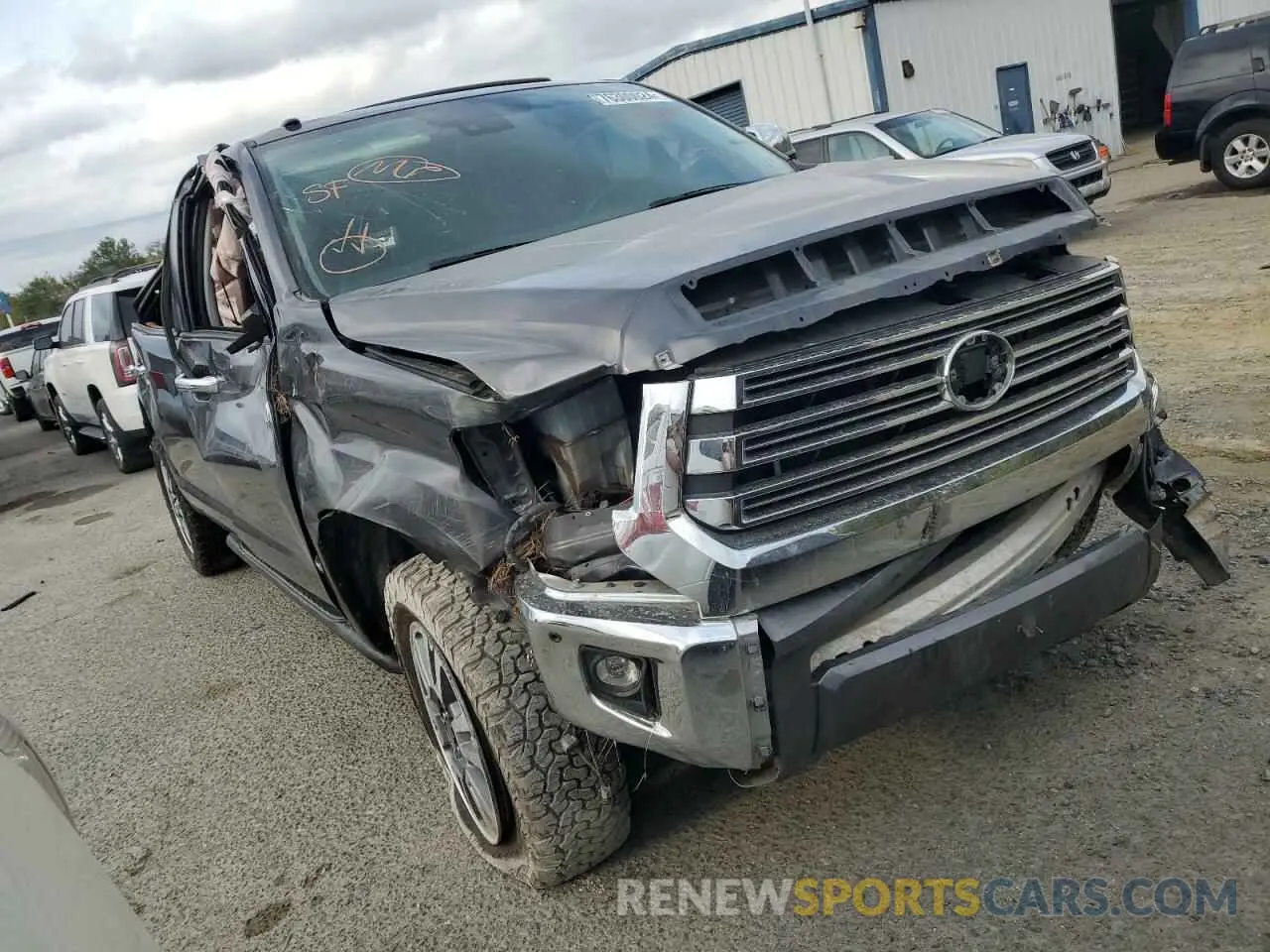 4 Photograph of a damaged car 5TFAY5F1XKX807601 TOYOTA TUNDRA 2019
