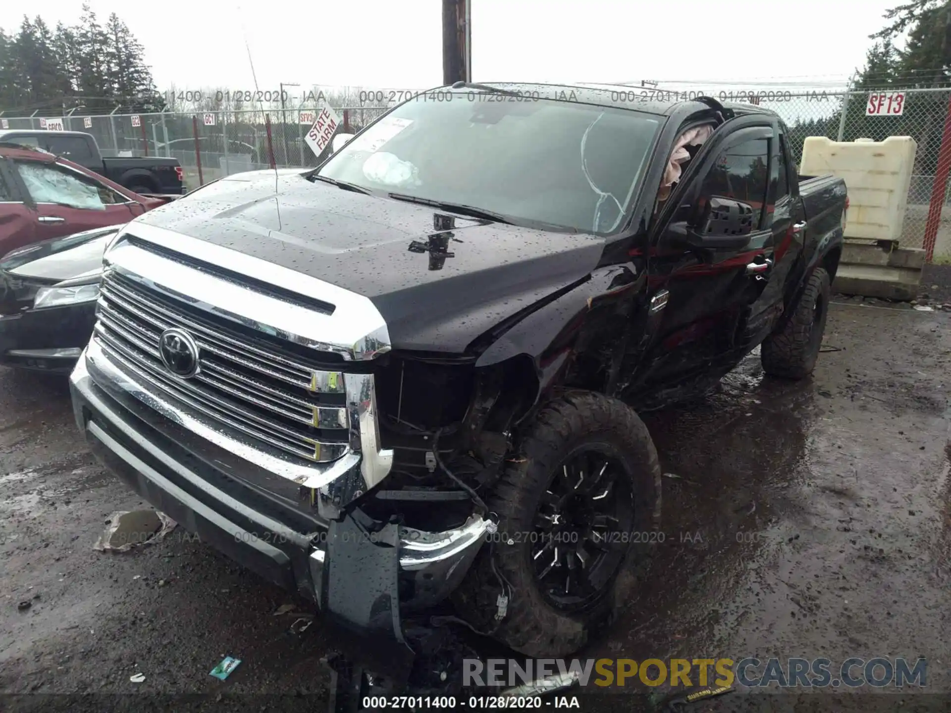 2 Photograph of a damaged car 5TFAY5F1XKX812457 TOYOTA TUNDRA 2019