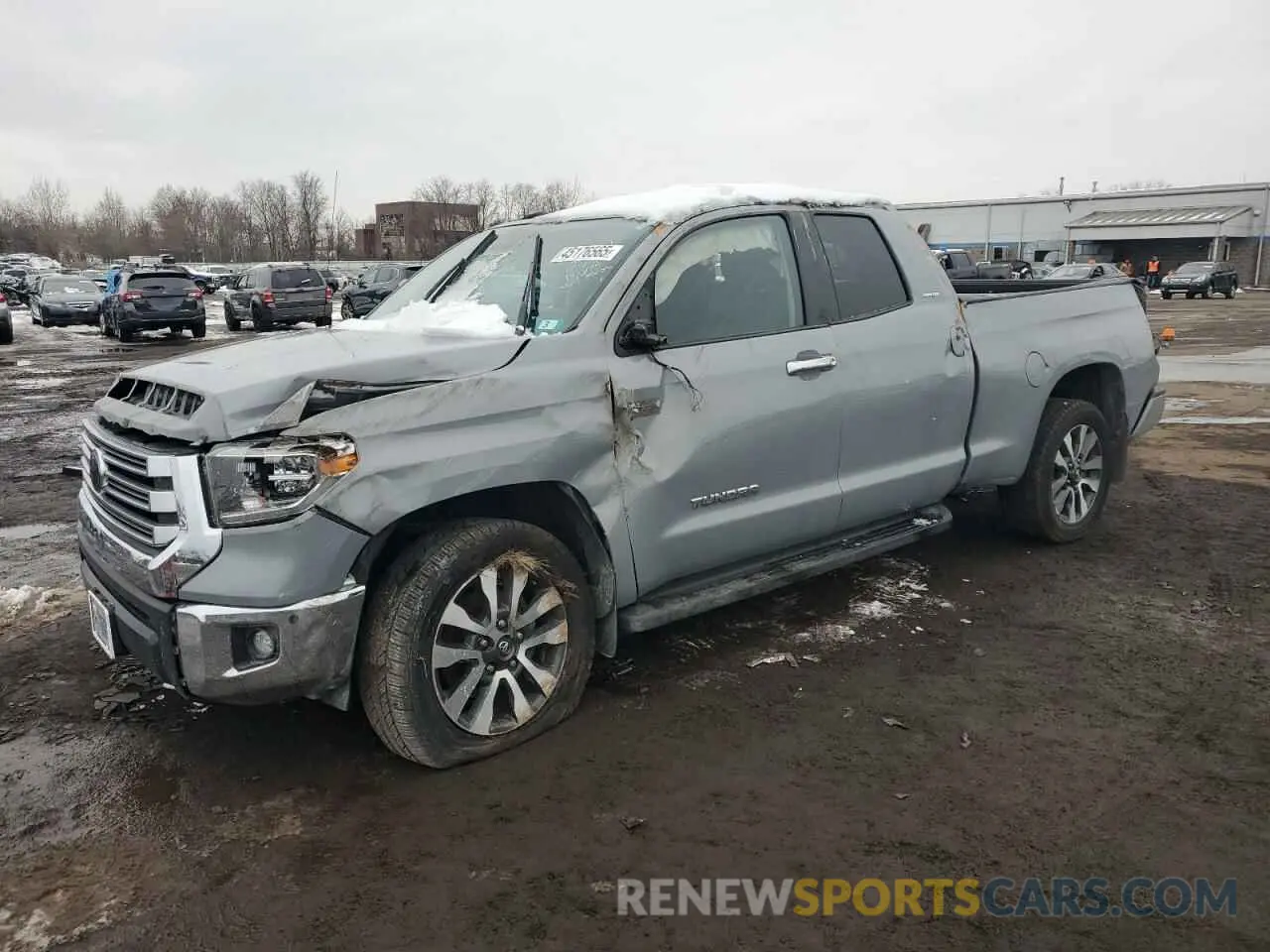 1 Photograph of a damaged car 5TFBY5F10KX856925 TOYOTA TUNDRA 2019