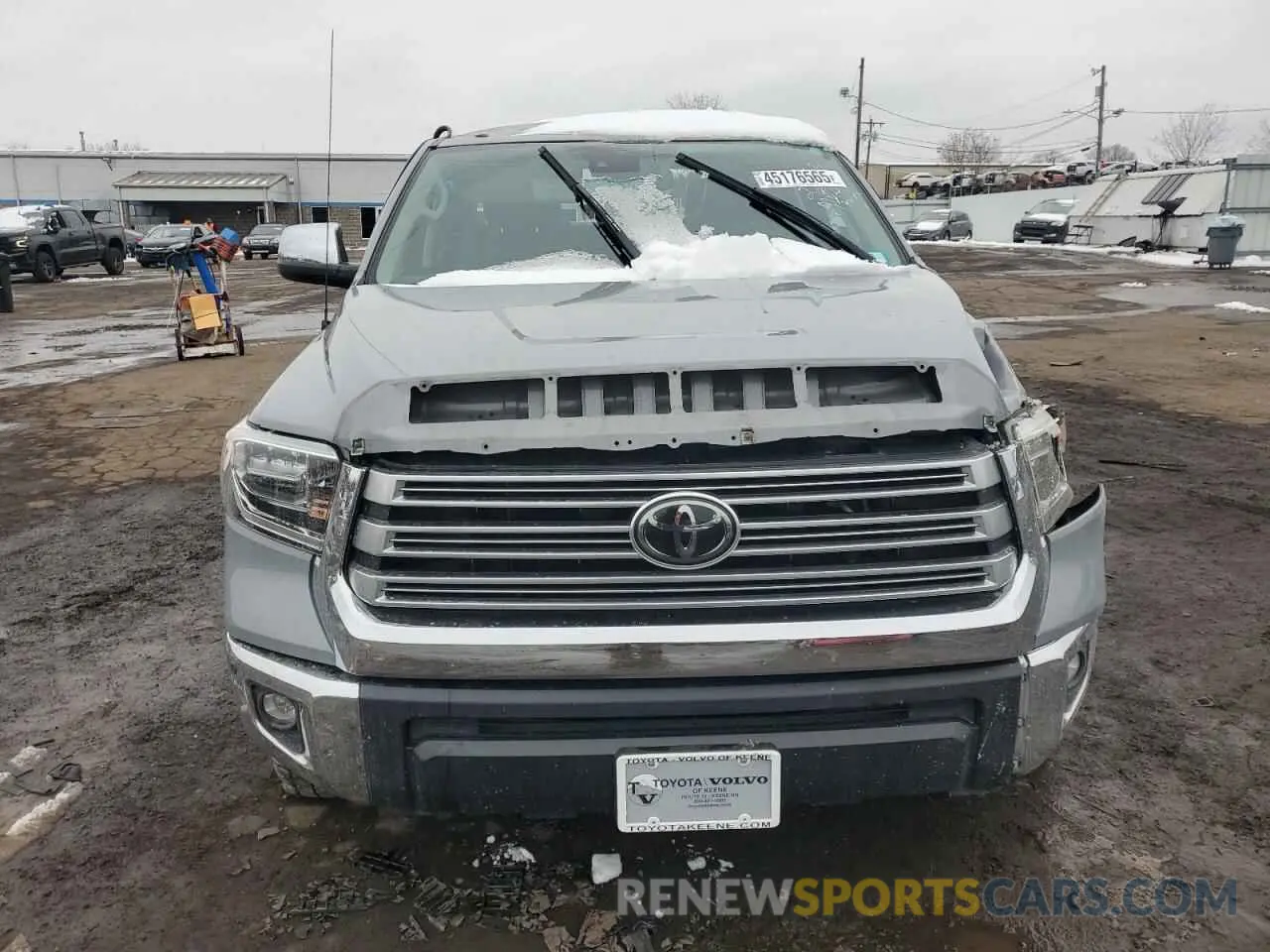 5 Photograph of a damaged car 5TFBY5F10KX856925 TOYOTA TUNDRA 2019