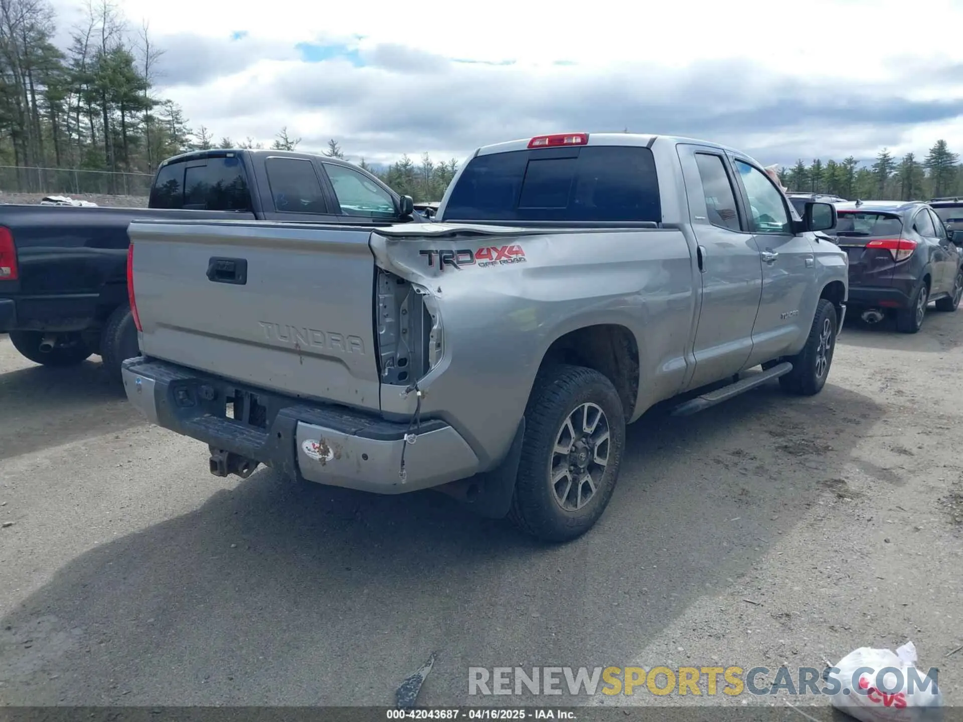 4 Photograph of a damaged car 5TFBY5F13KX799779 TOYOTA TUNDRA 2019