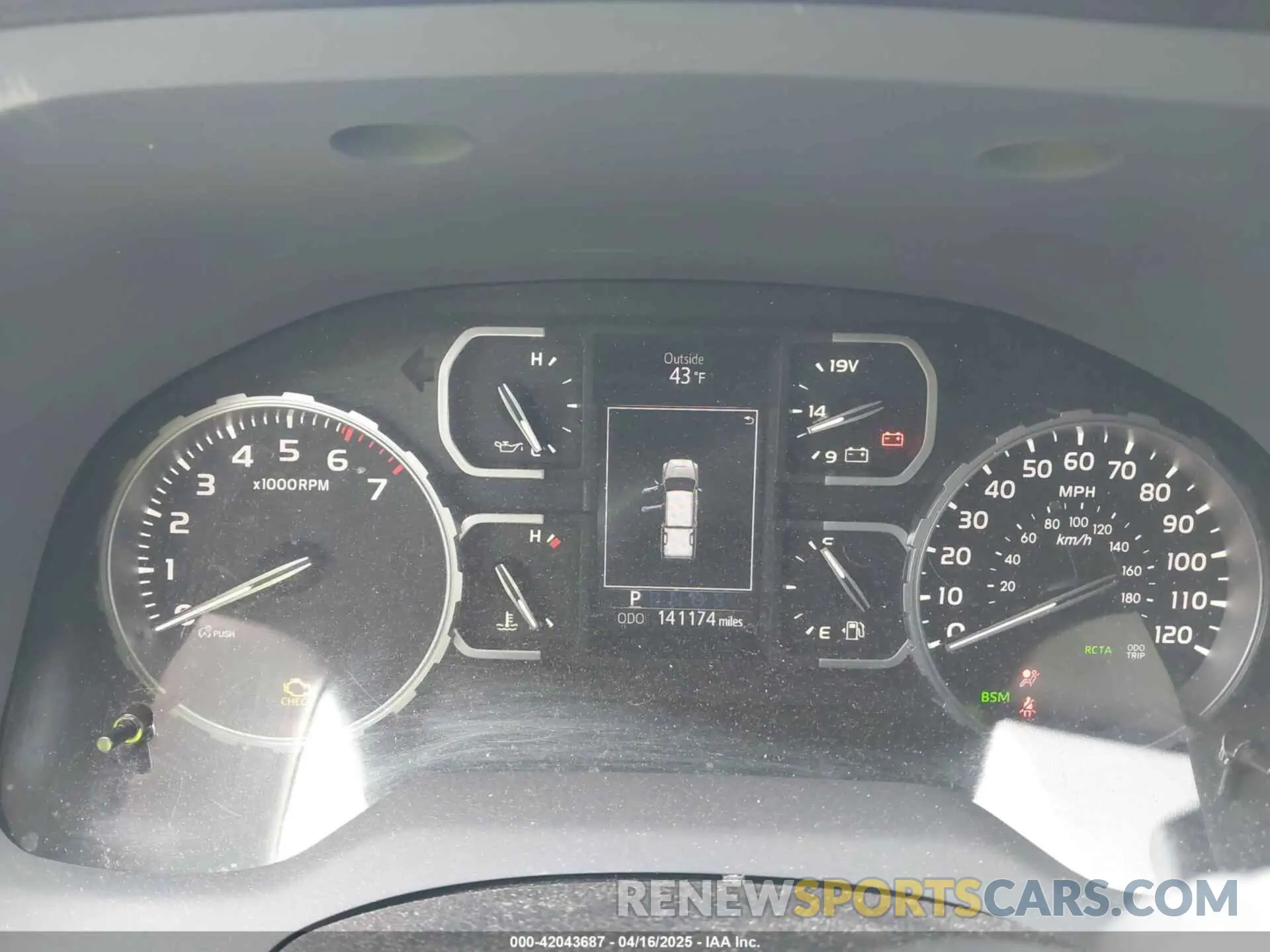 7 Photograph of a damaged car 5TFBY5F13KX799779 TOYOTA TUNDRA 2019