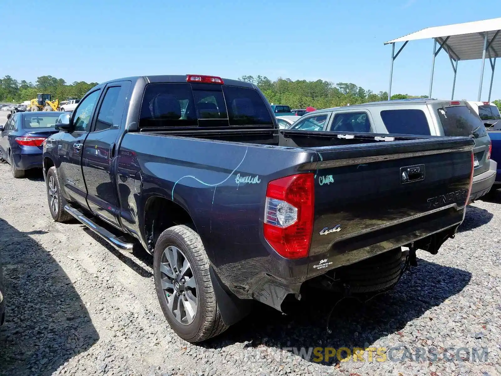 3 Photograph of a damaged car 5TFBY5F14KX818968 TOYOTA TUNDRA 2019