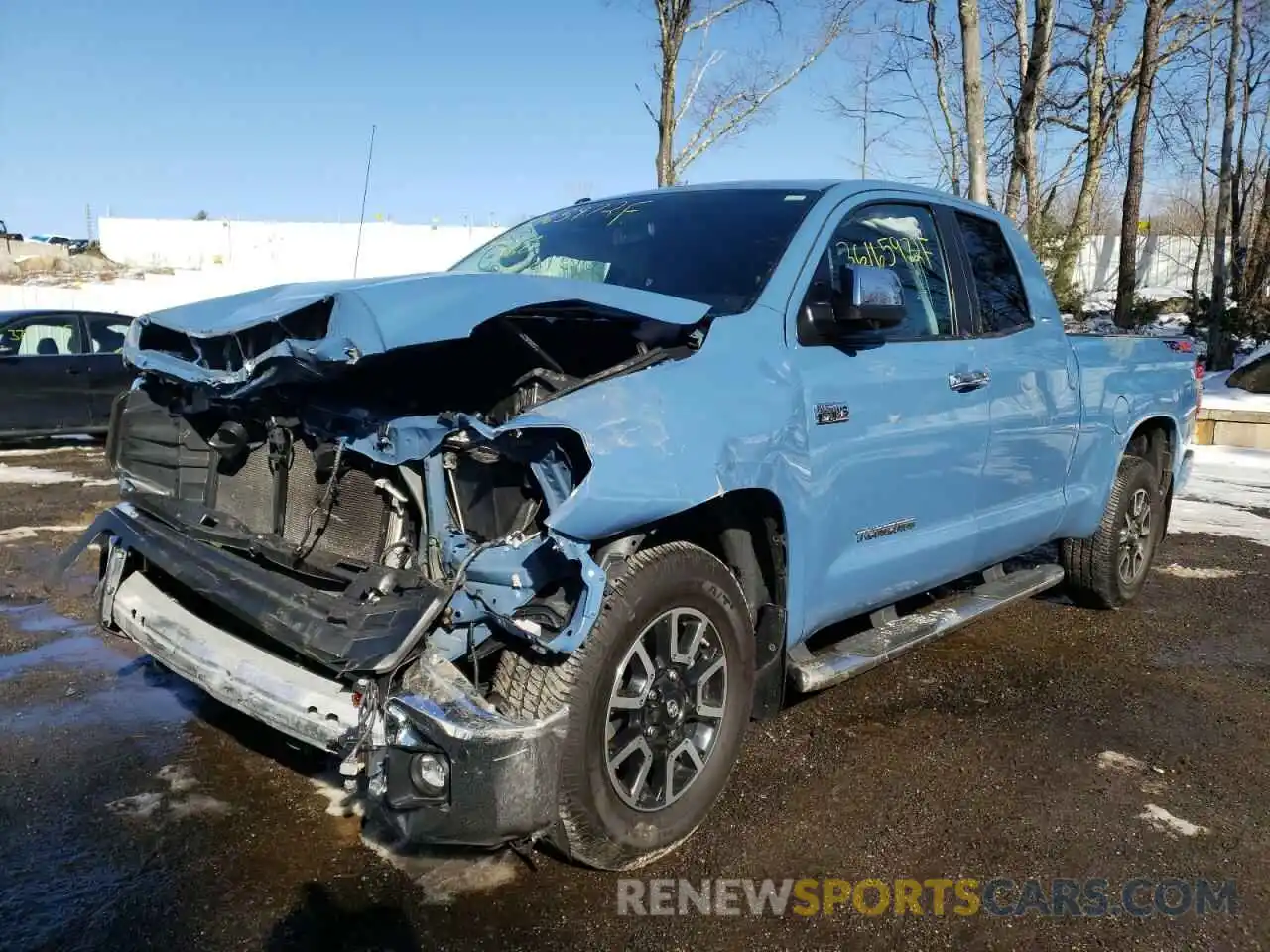 2 Photograph of a damaged car 5TFBY5F14KX847712 TOYOTA TUNDRA 2019