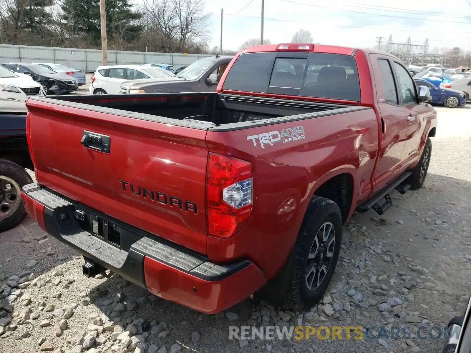 4 Photograph of a damaged car 5TFBY5F15KX853387 TOYOTA TUNDRA 2019