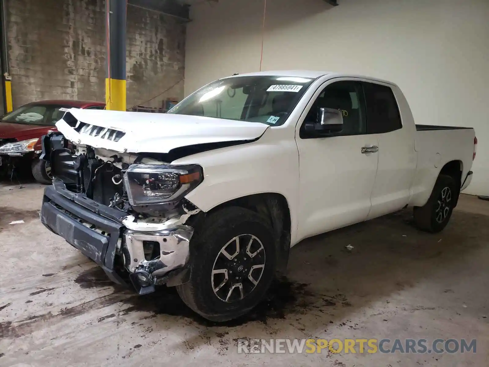 2 Photograph of a damaged car 5TFBY5F18KX787367 TOYOTA TUNDRA 2019