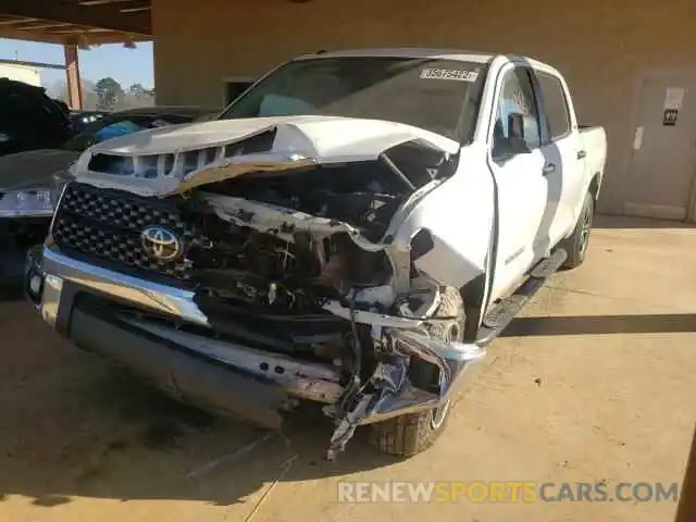 2 Photograph of a damaged car 5TFDM5F15KX083535 TOYOTA TUNDRA 2019