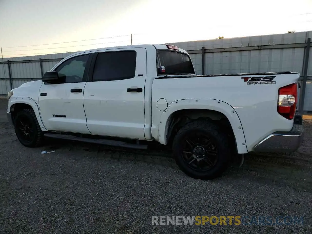 2 Photograph of a damaged car 5TFDW5F10KX781206 TOYOTA TUNDRA 2019