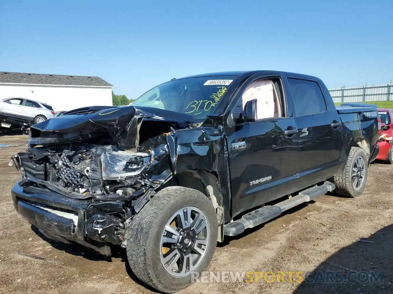 2 Photograph of a damaged car 5TFDW5F11KX788326 TOYOTA TUNDRA 2019