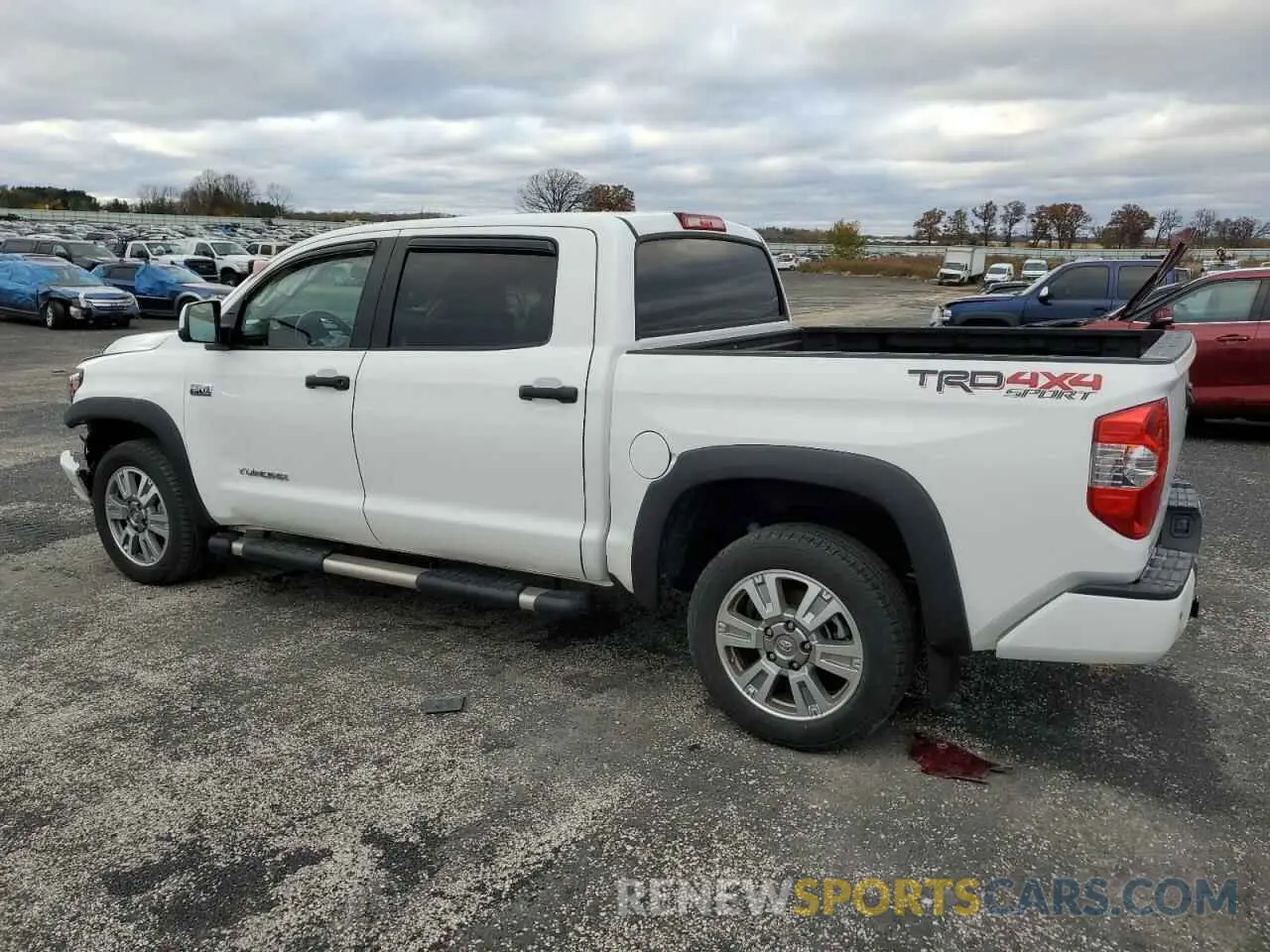 2 Photograph of a damaged car 5TFDW5F11KX808011 TOYOTA TUNDRA 2019