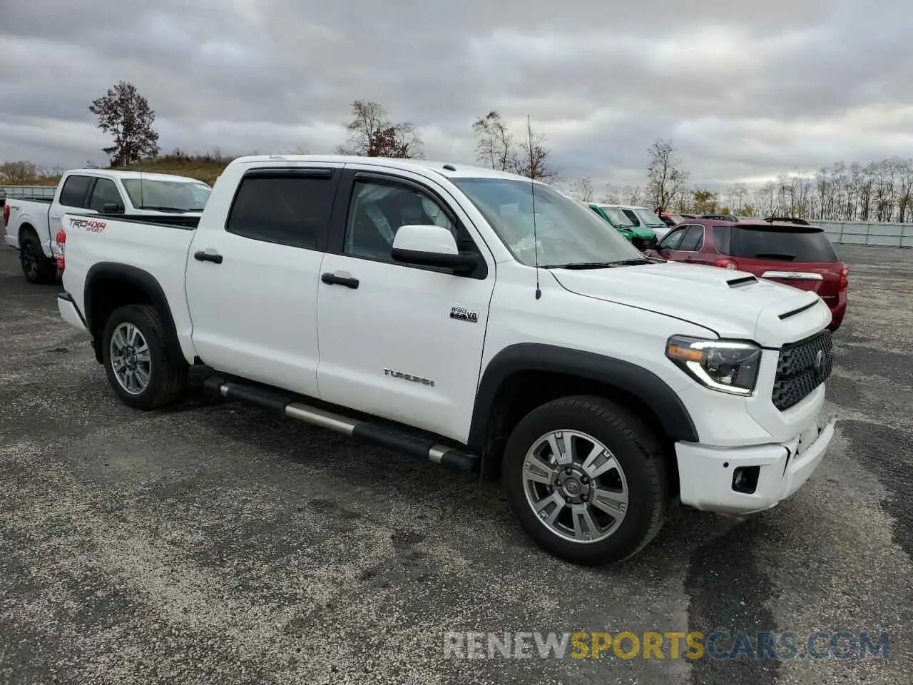 4 Photograph of a damaged car 5TFDW5F11KX808011 TOYOTA TUNDRA 2019
