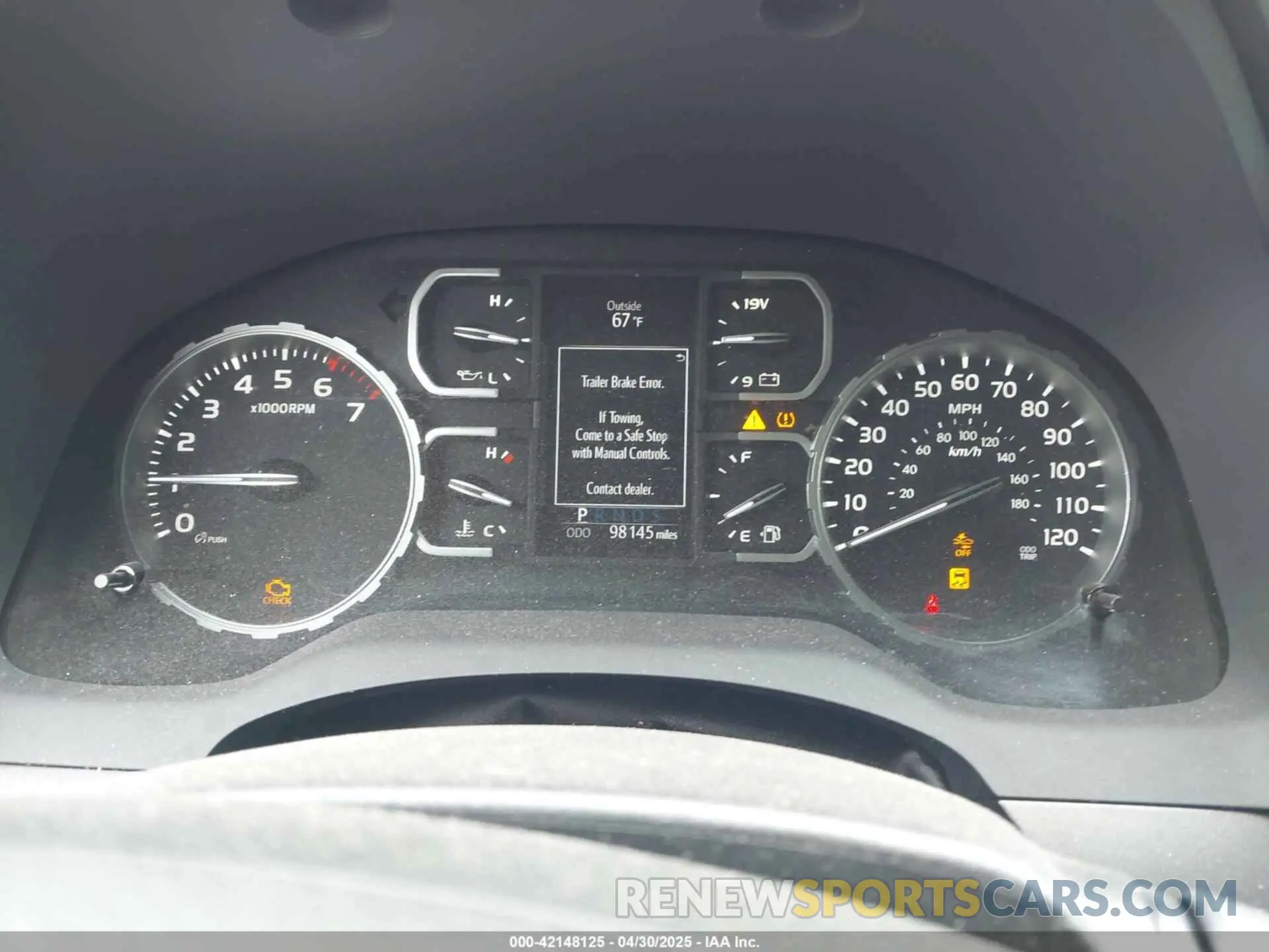 7 Photograph of a damaged car 5TFDW5F12KX812164 TOYOTA TUNDRA 2019