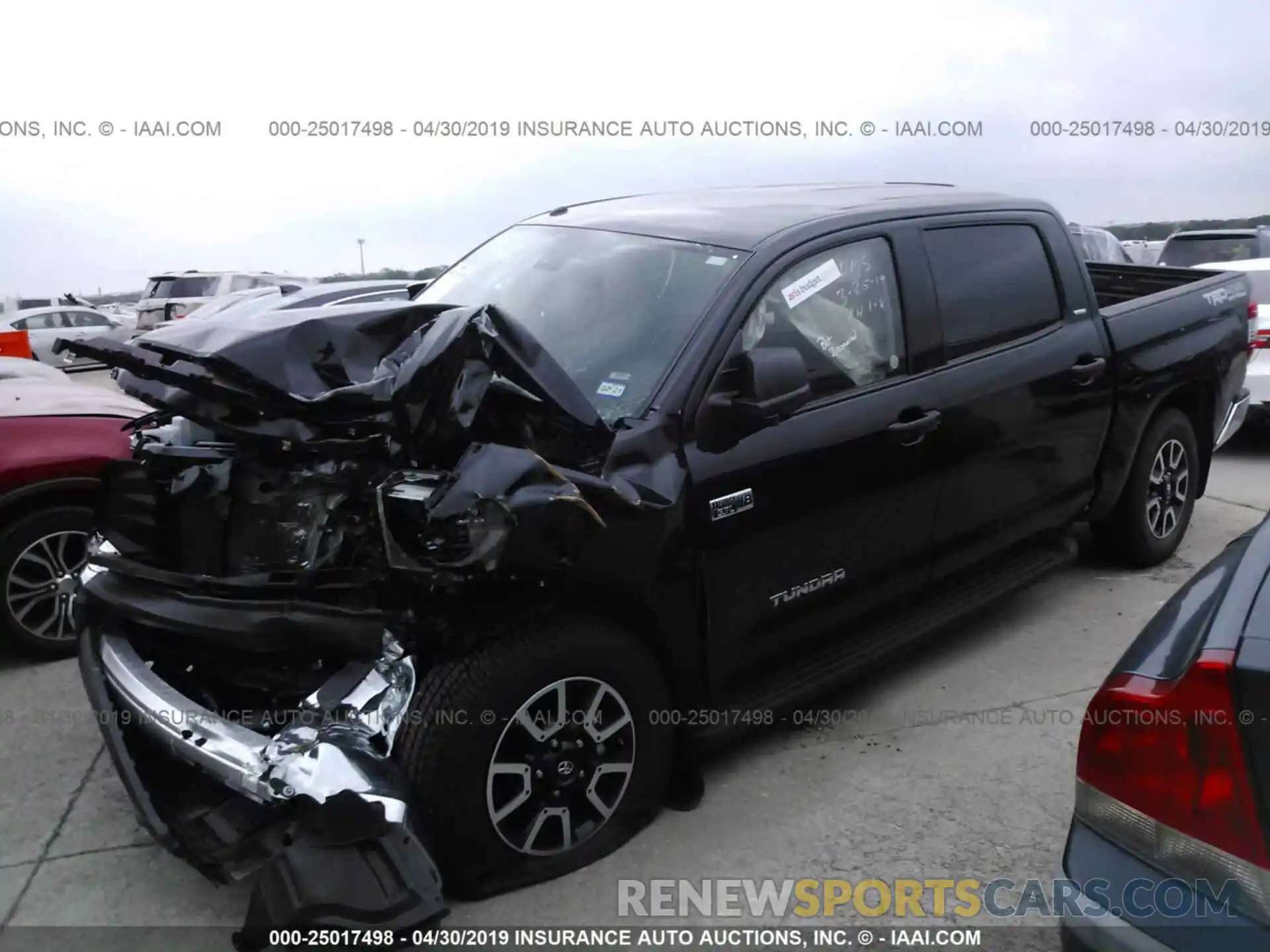 2 Photograph of a damaged car 5TFDW5F12KX830454 TOYOTA TUNDRA 2019