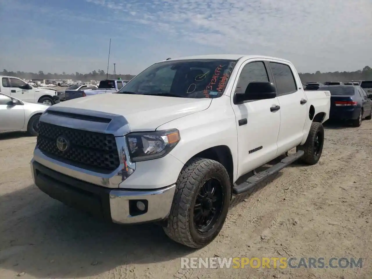 2 Photograph of a damaged car 5TFDW5F12KX859047 TOYOTA TUNDRA 2019