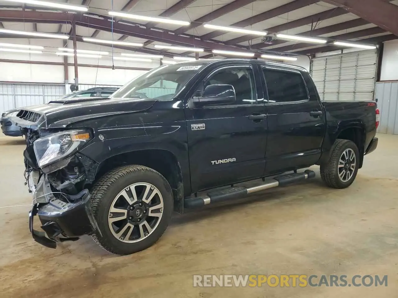 1 Photograph of a damaged car 5TFDW5F13KX780292 TOYOTA TUNDRA 2019