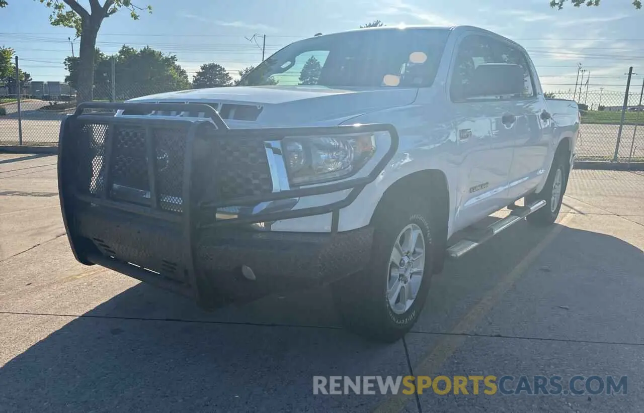 2 Photograph of a damaged car 5TFDW5F13KX795570 TOYOTA TUNDRA 2019