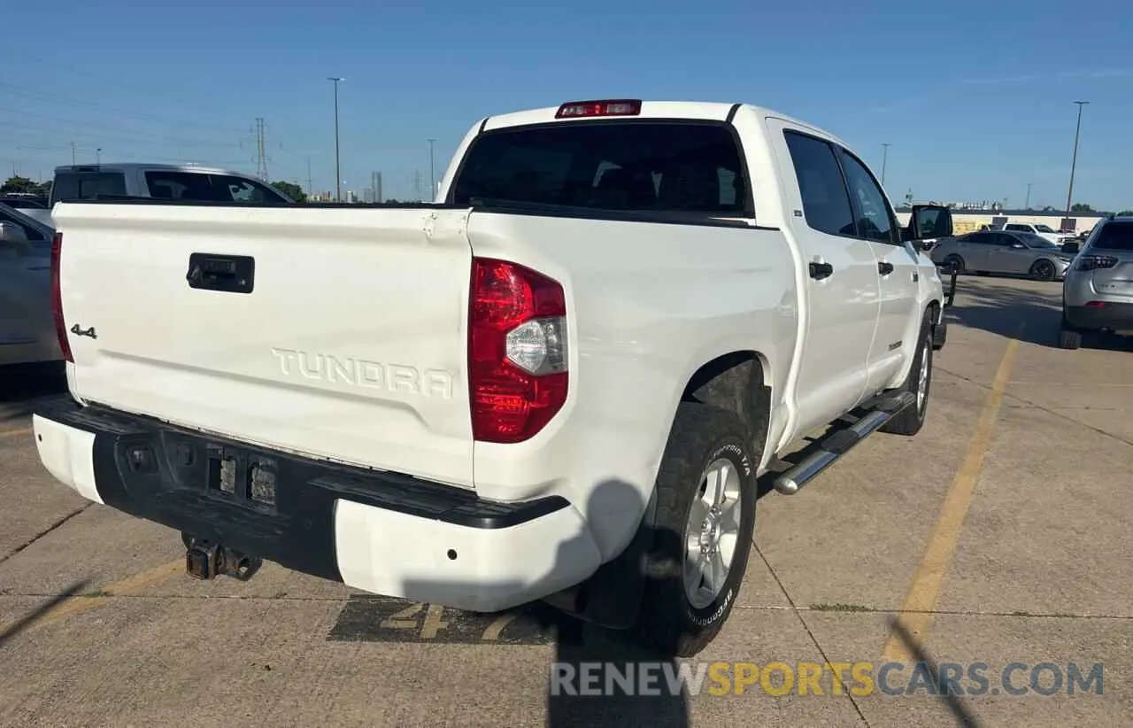 4 Photograph of a damaged car 5TFDW5F13KX795570 TOYOTA TUNDRA 2019